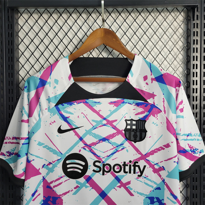 B.A.R.S.A 23/24 White Training Jersey - Fans Version - ManixJersey