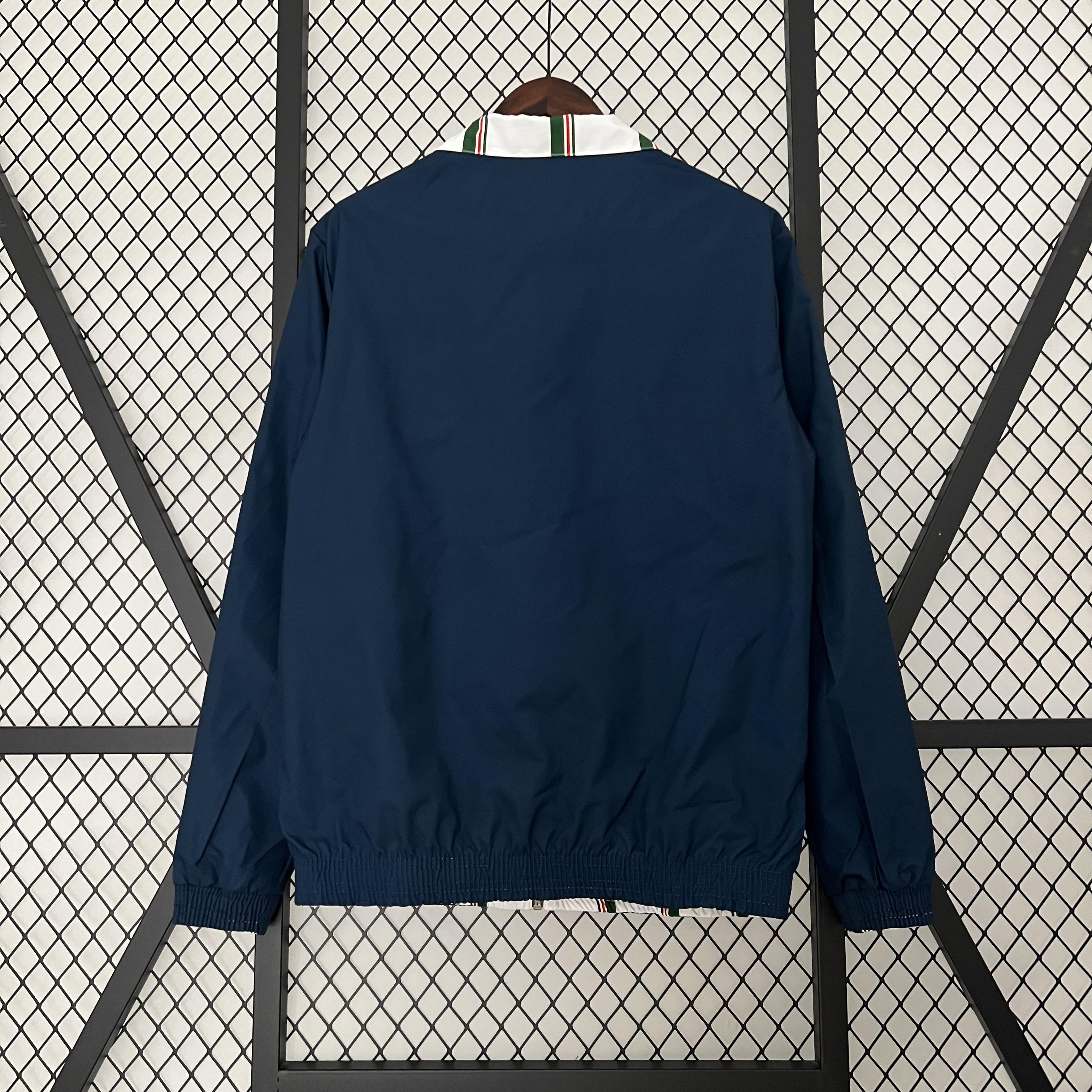 B.A.R.S.A 23-24 Player Reversible Windbreaker - White & Blue - ManixJersey
