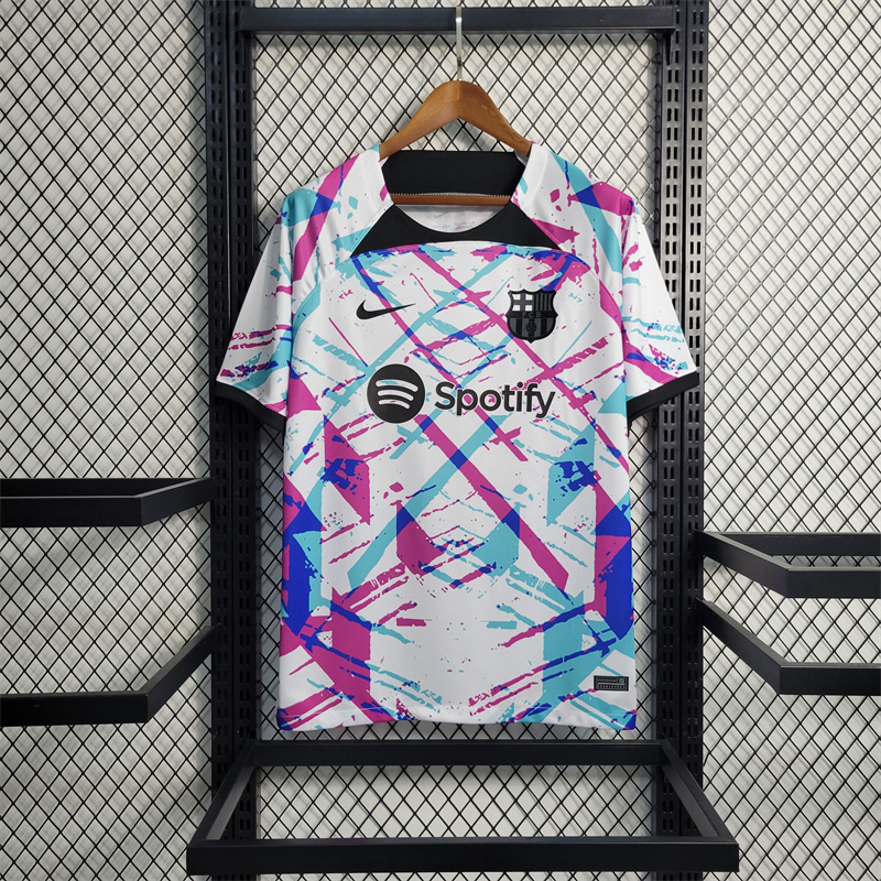 B.A.R.S.A 23/24 White Training Jersey - Fans Version - ManixJersey