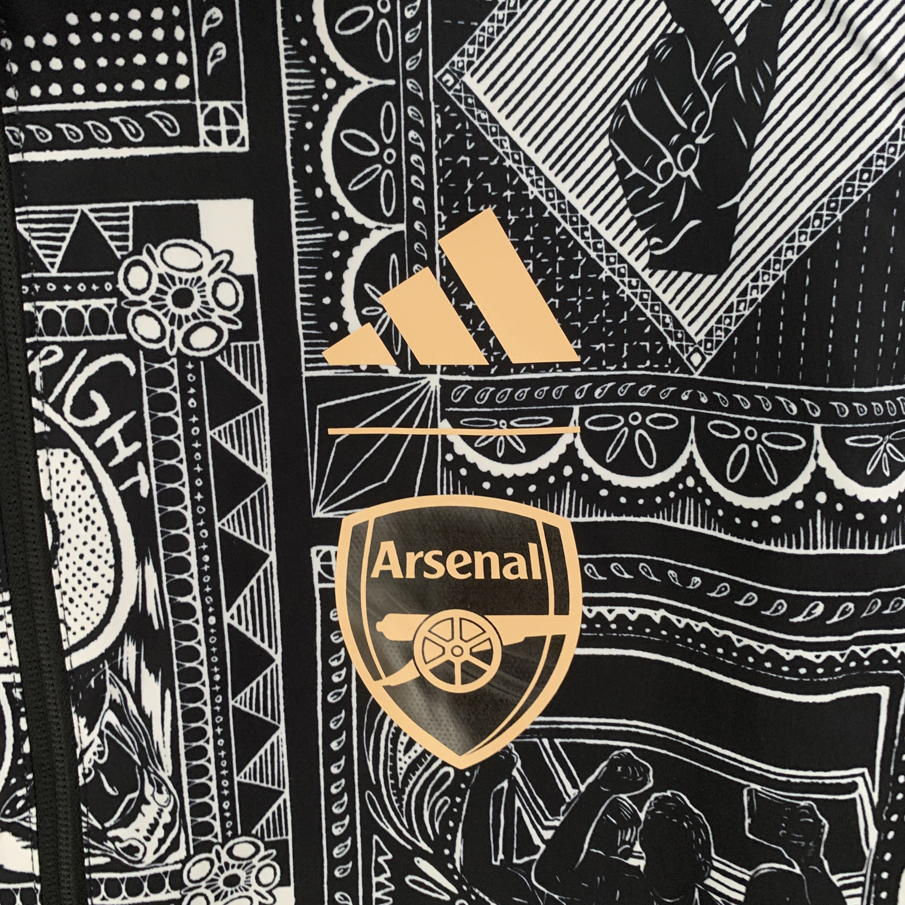 Arsenal x I-a-n.W-r-i-g-h-t Limited Edition 23-24 Player Reversible Windbreaker - ManixJersey