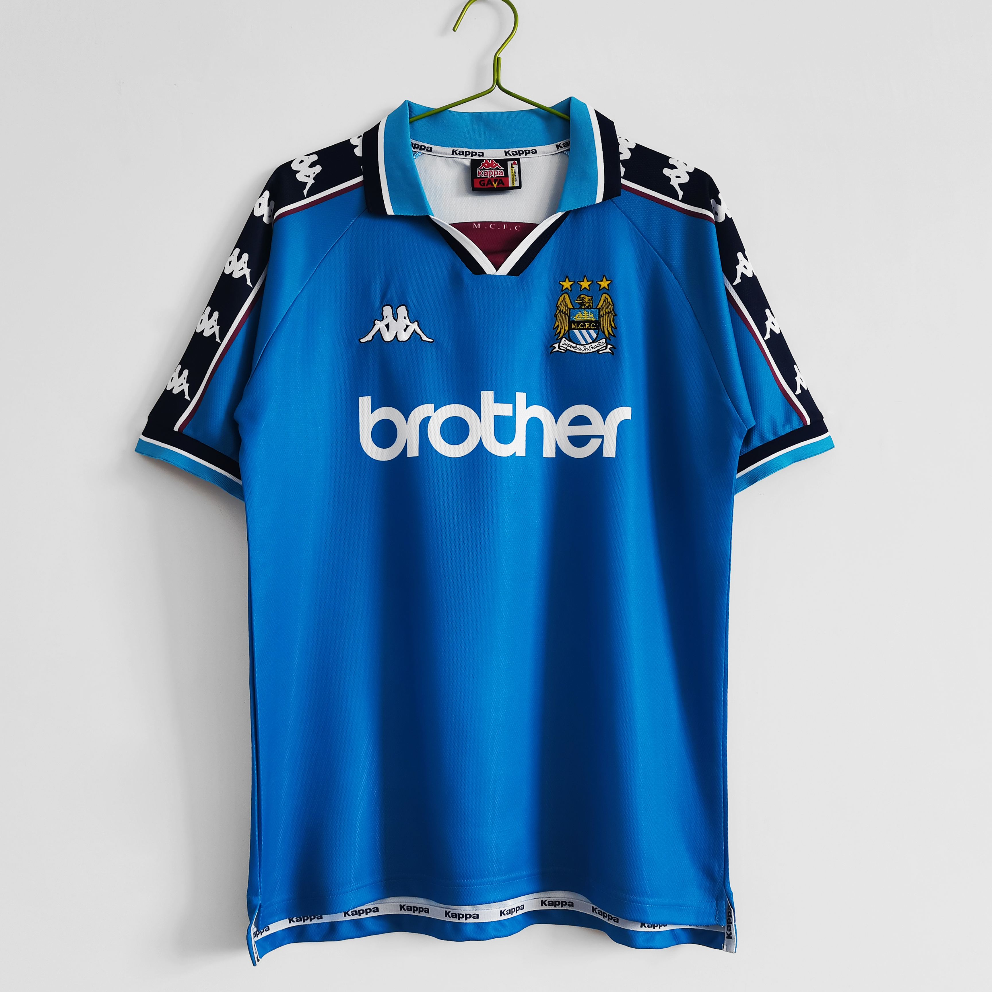 Retro Manchester City 1997-98 Home Stadium Jersey - ManixJersey