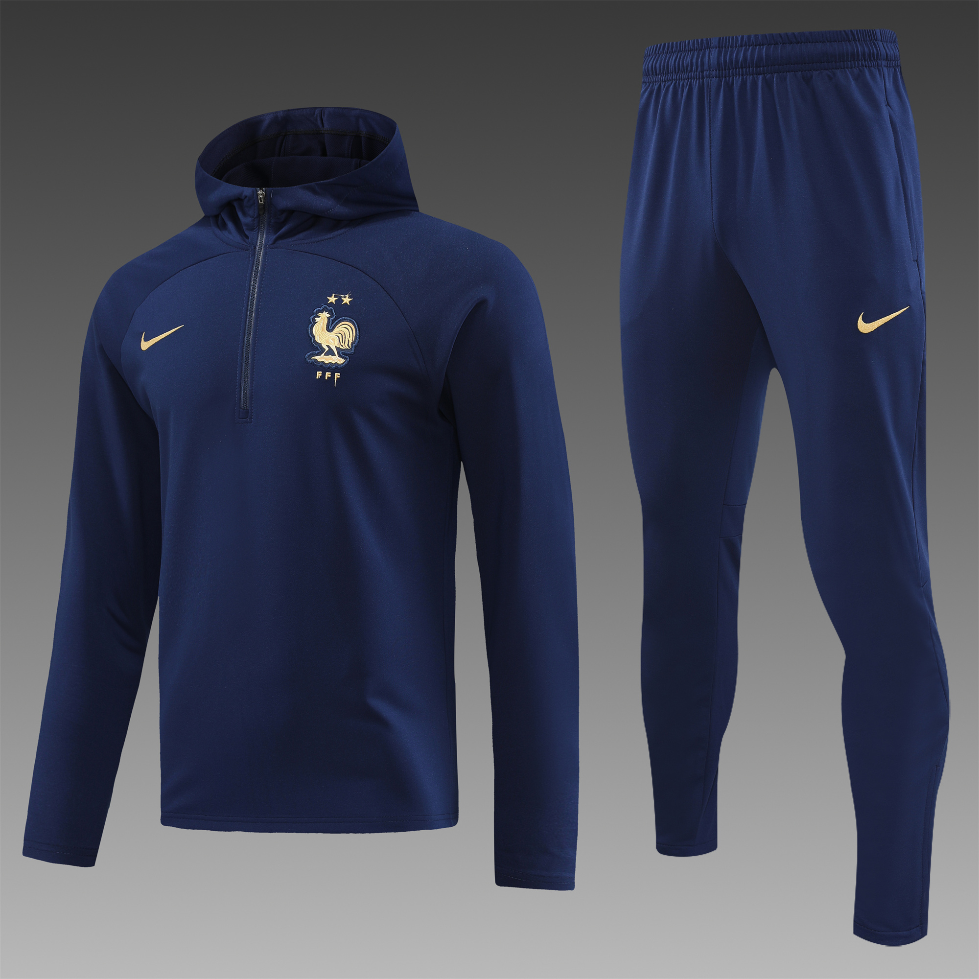France 23-24 Men's Training Hoodie + Pants - ManixJersey