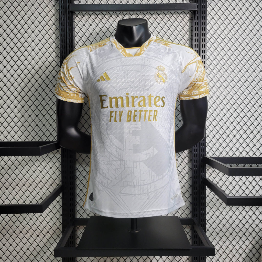 Real Madrid 23-24 Gold Special Edition Jersey - Player Version - ManixJersey
