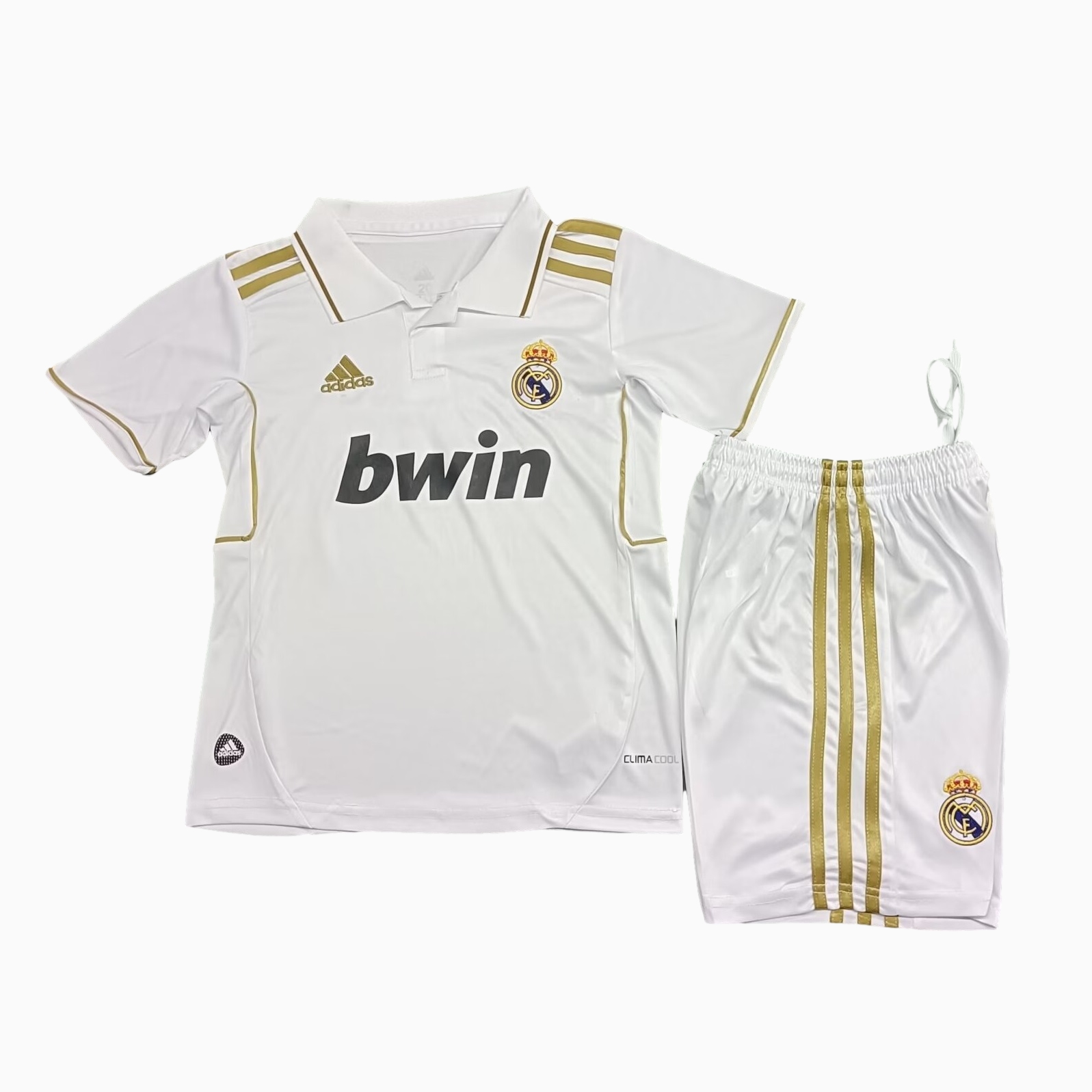 Retro Real Madrid 11-12 Home Stadium Kids Kit - ManixJersey