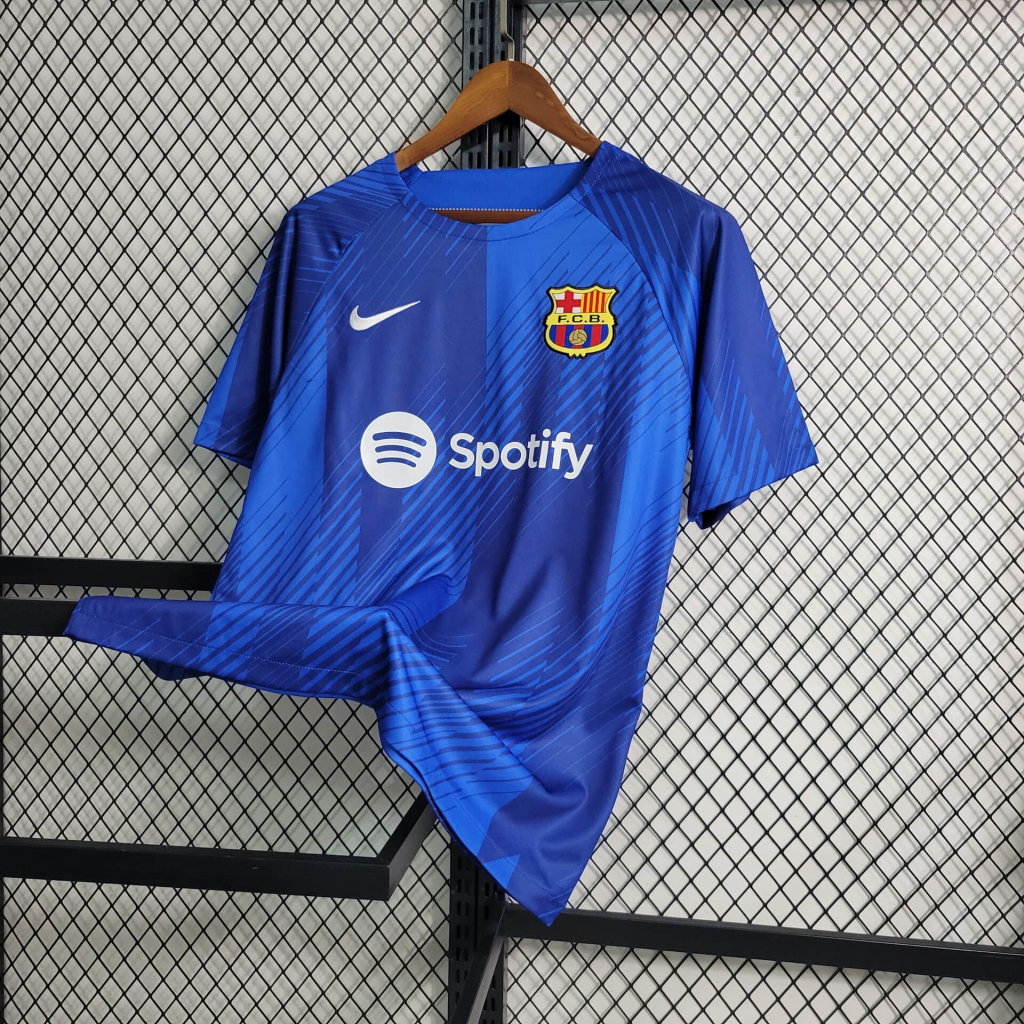 B.A.R.S.A 23-24 Blue Training Jersey - Fans Version - ManixJersey
