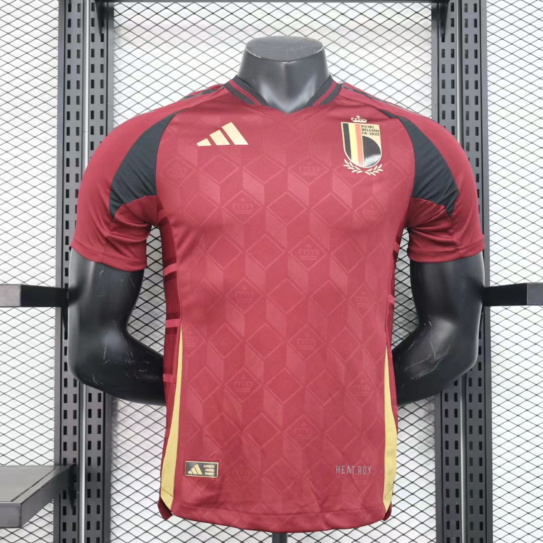 Belgium 2024 Home Stadium Jersey - Player Version - ManixJersey
