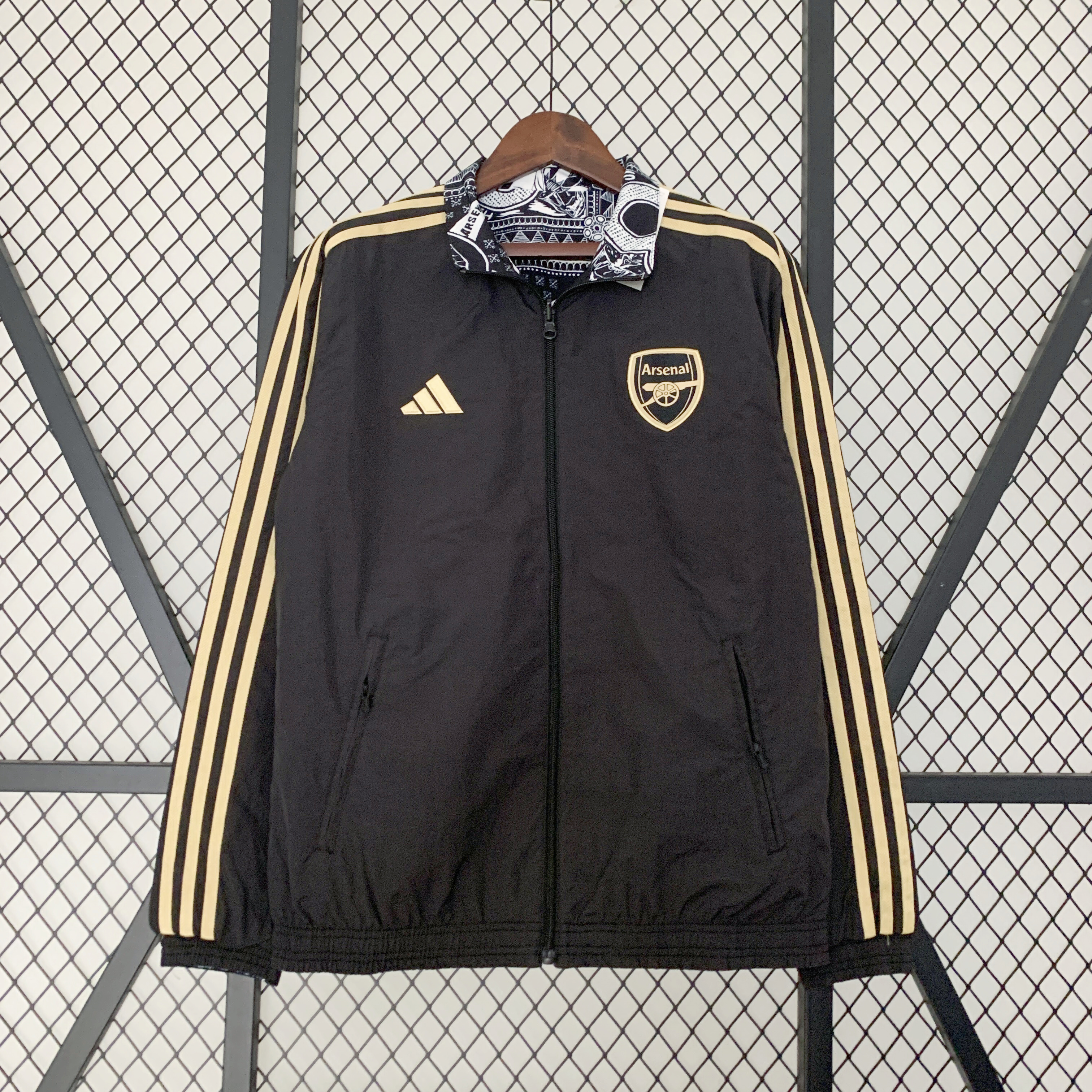 Arsenal x I-a-n.W-r-i-g-h-t Limited Edition 23-24 Player Reversible Windbreaker - ManixJersey
