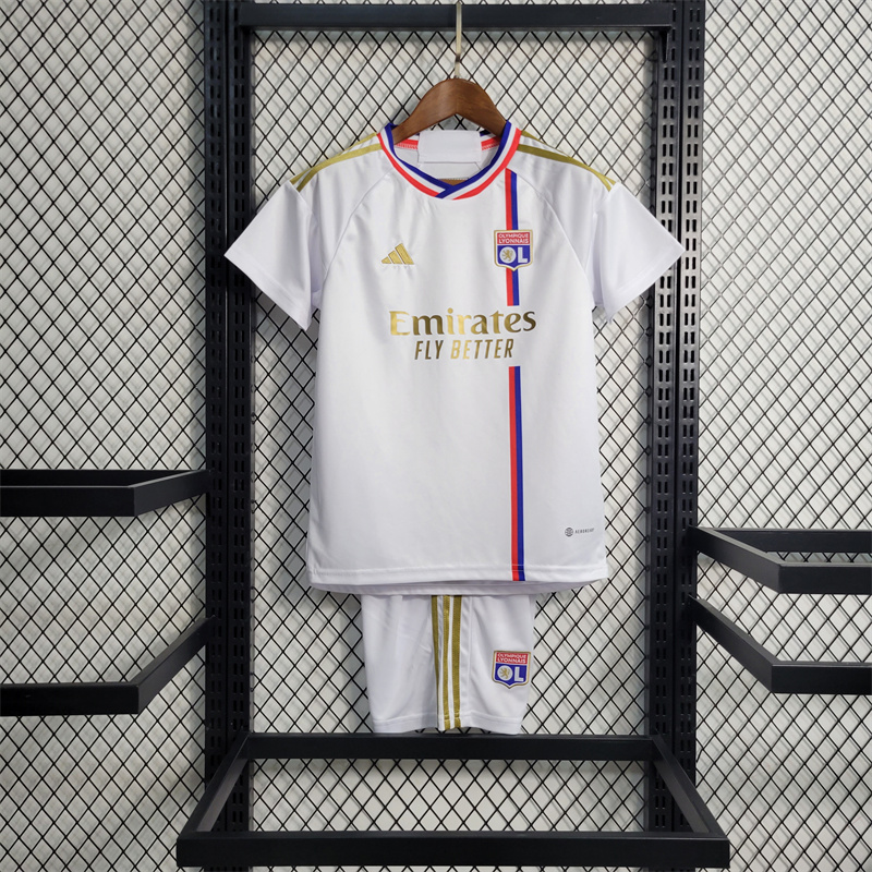 Lyon 23/24 Home Kids Kit - ManixJersey