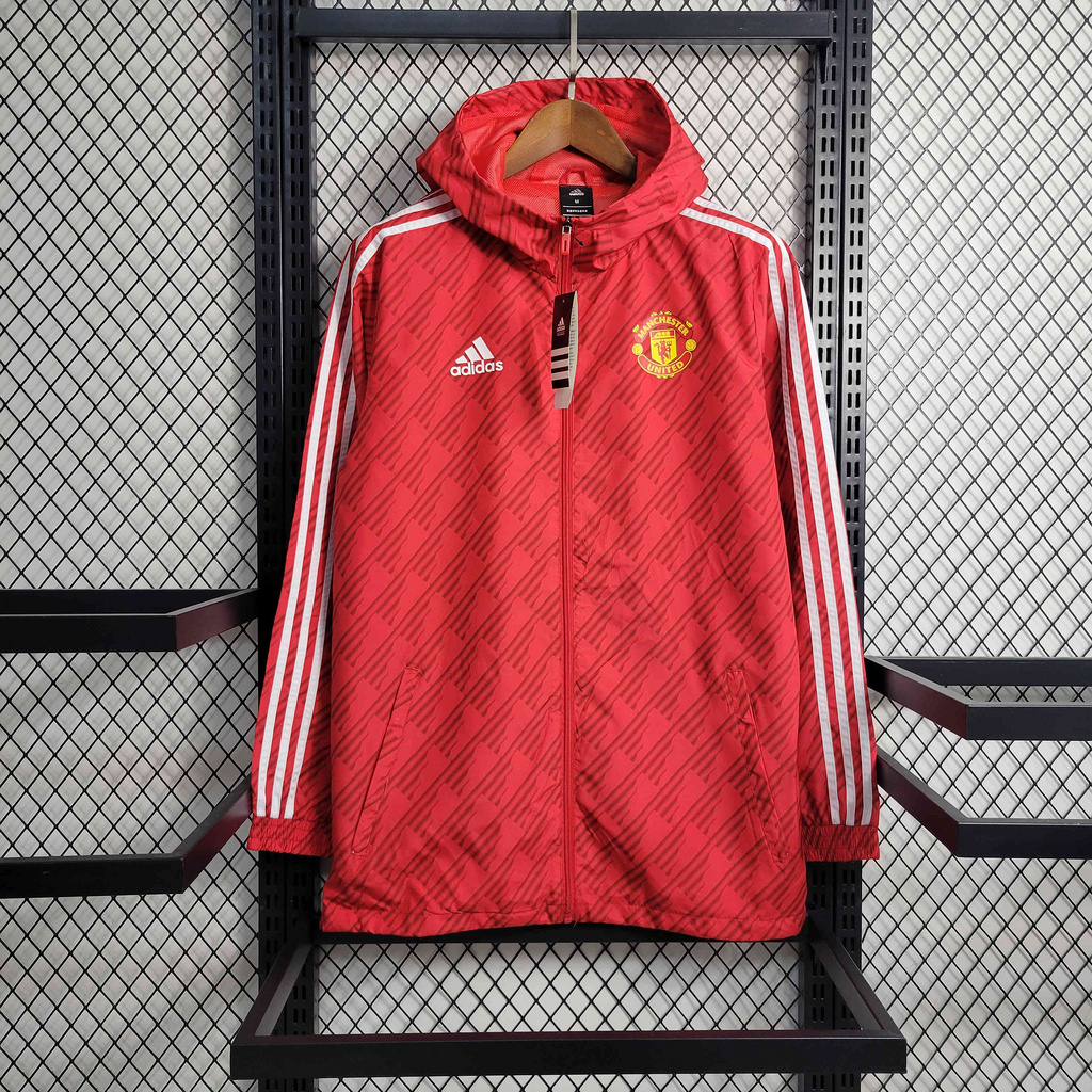 23-24 Manchester United Red Windbreaker - ManixJersey