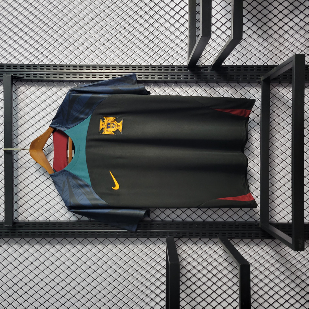 Portugal 22-23 Black Training Jersey - Fans Version - ManixJersey