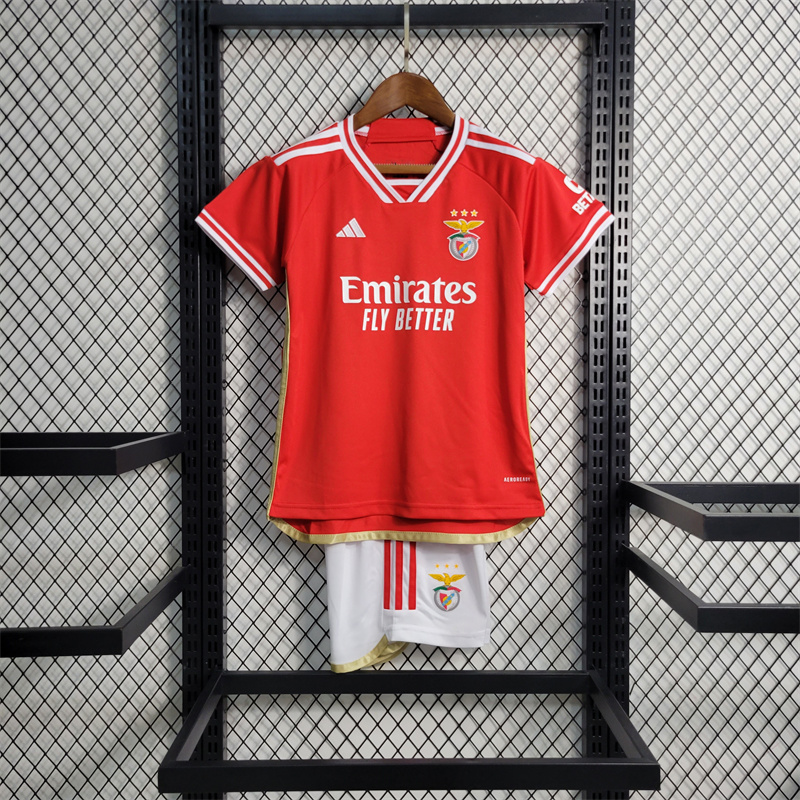 Benfica 23-24 Home Kids Kit - ManixJersey