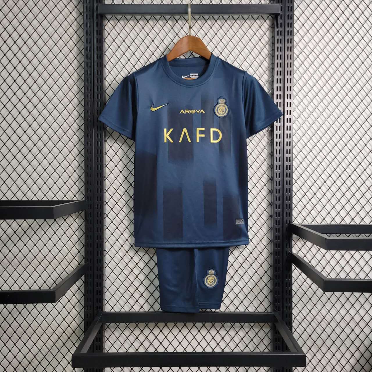 Al Nassr Riyadh Victory 23-24 Away Kids Kit - ManixJersey