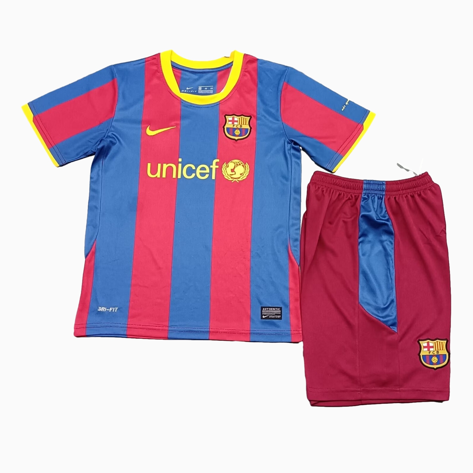 B.A.R.S.A Retro 2010-11 Home Stadium Kids Kit - ManixJersey