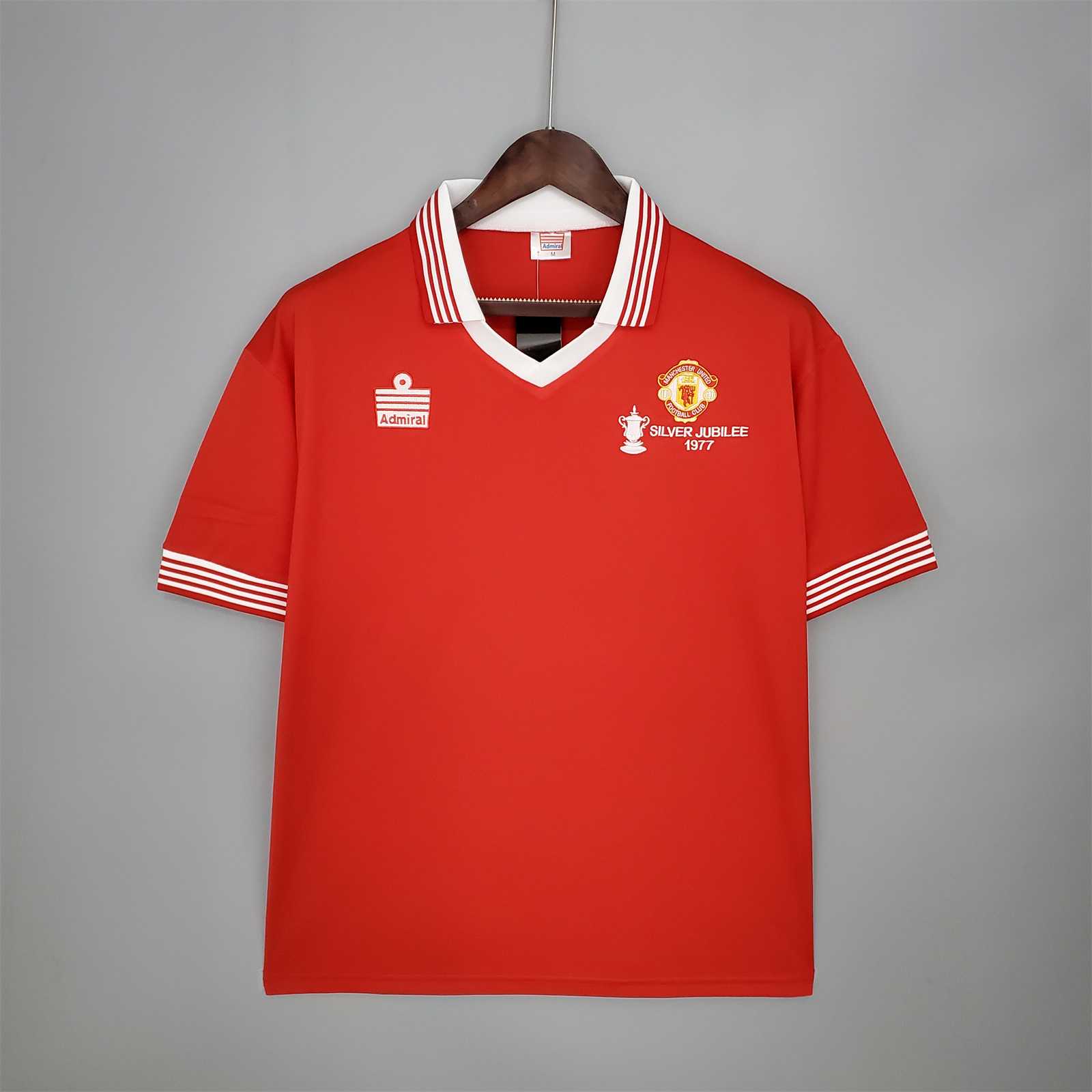 Manchester United Retro 1977 Home Stadium Jersey - ManixJersey