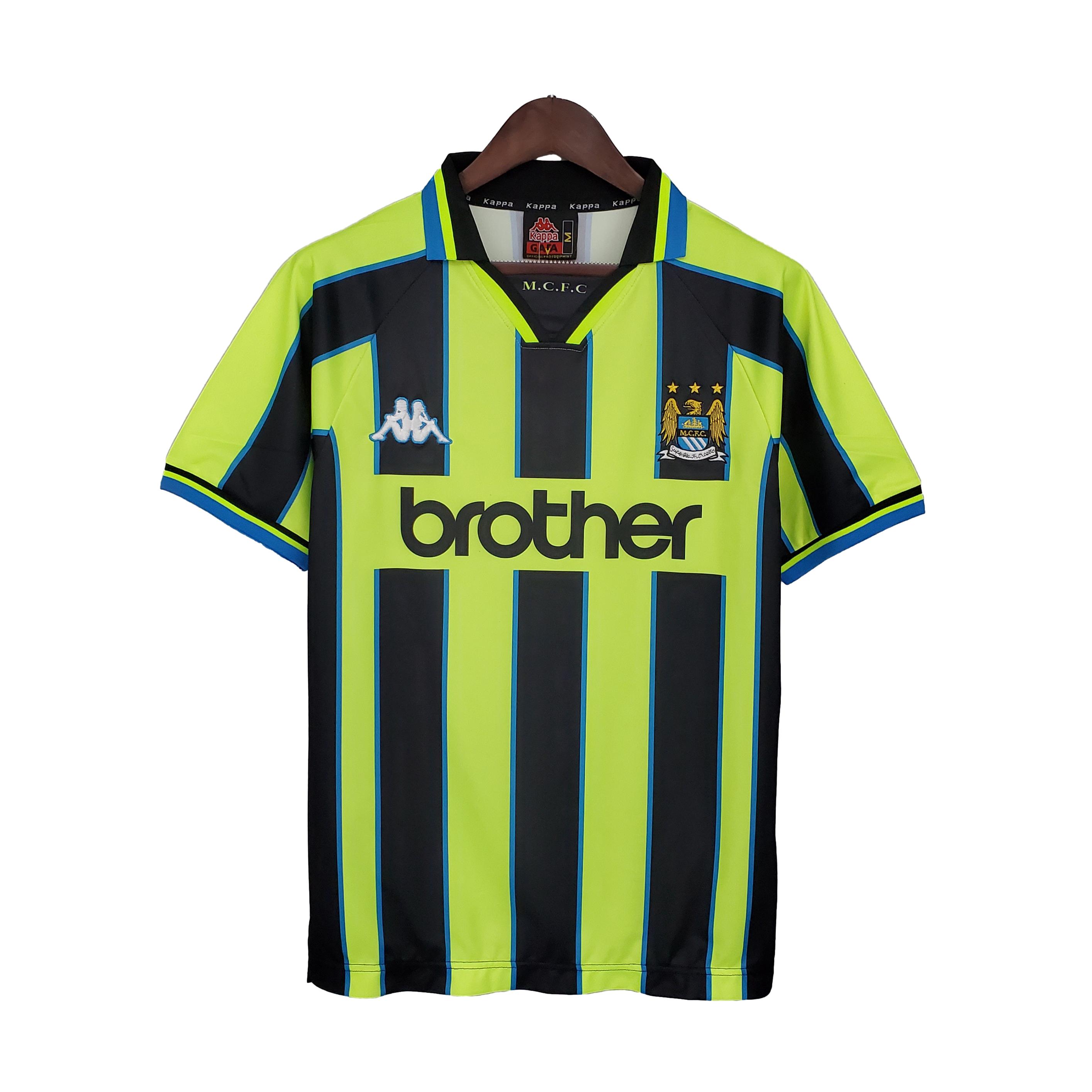 Retro Manchester City 1998-99 Away Stadium Jersey - ManixJersey