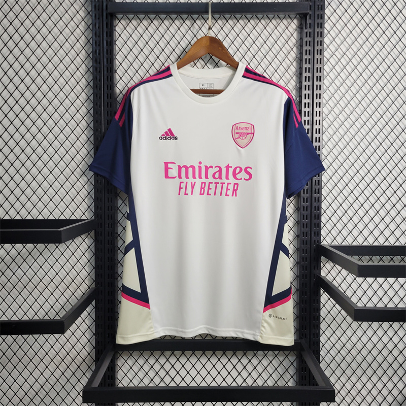 Arsenal 23/24 White Training Jersey - Fans Version - ManixJersey