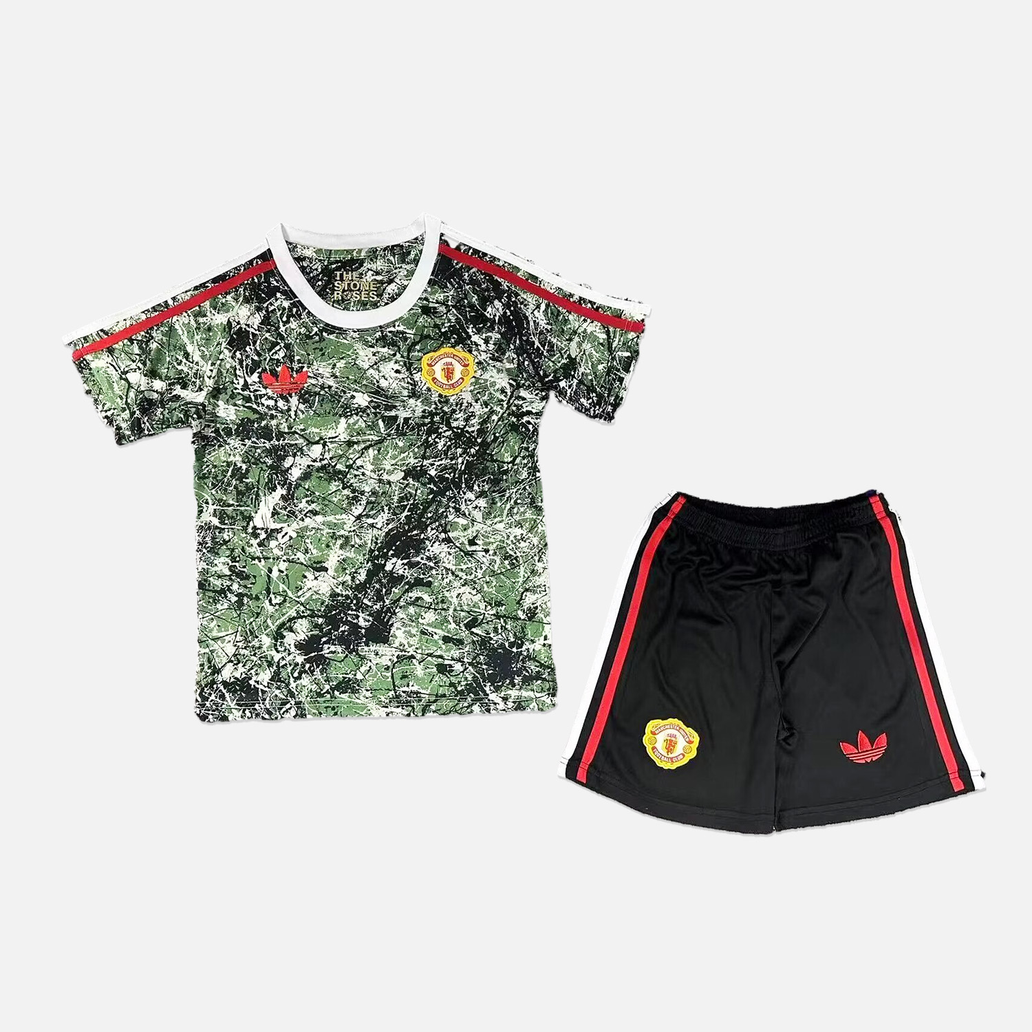 Manchester United x S.tone R.oses 23-24 Special Edition Kids Kit - ManixJersey