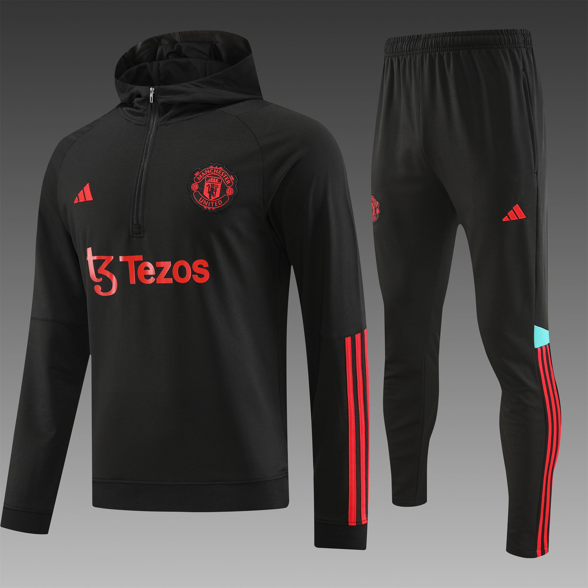 Manchester United 23-24 Men's Training Hoodie + Pants - ManixJersey