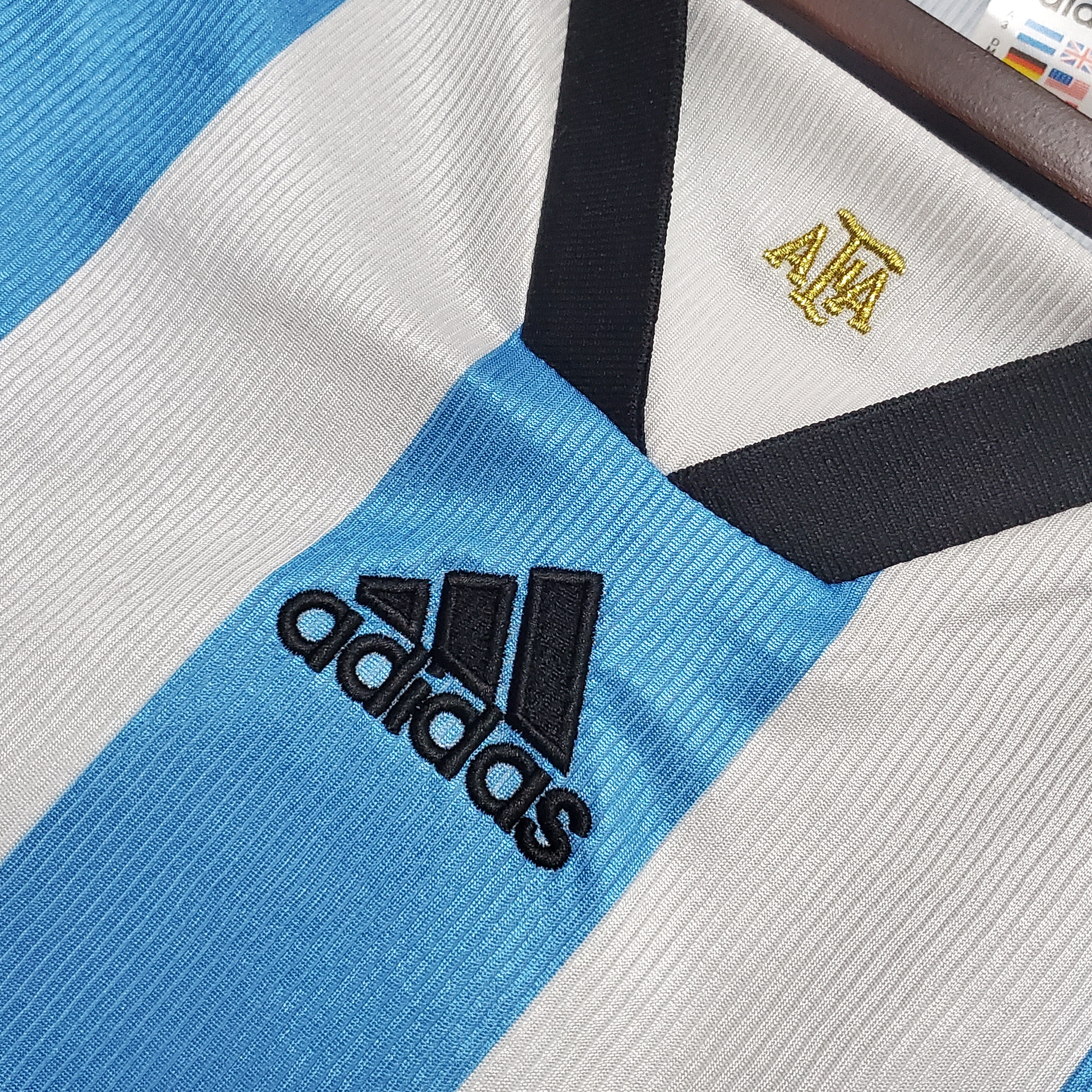 Retro Argentina 1998 Home Stadium Jersey - ManixJersey