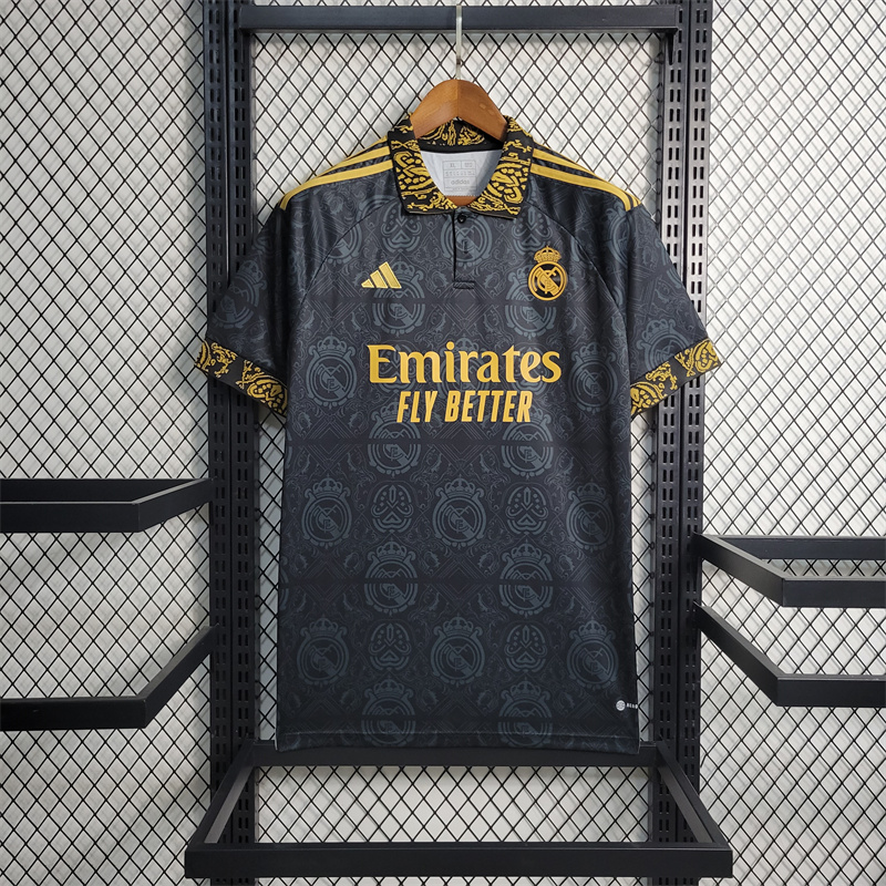 23/24 Real Madrid Black Concept Edition Jersey - Fans Version - ManixJersey