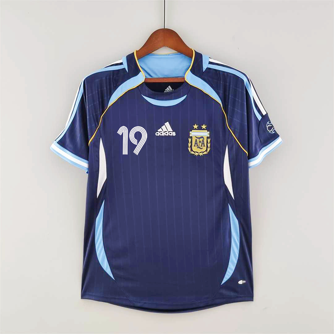 Retro Argentina 2006 Away Stadium Jersey - ManixJersey