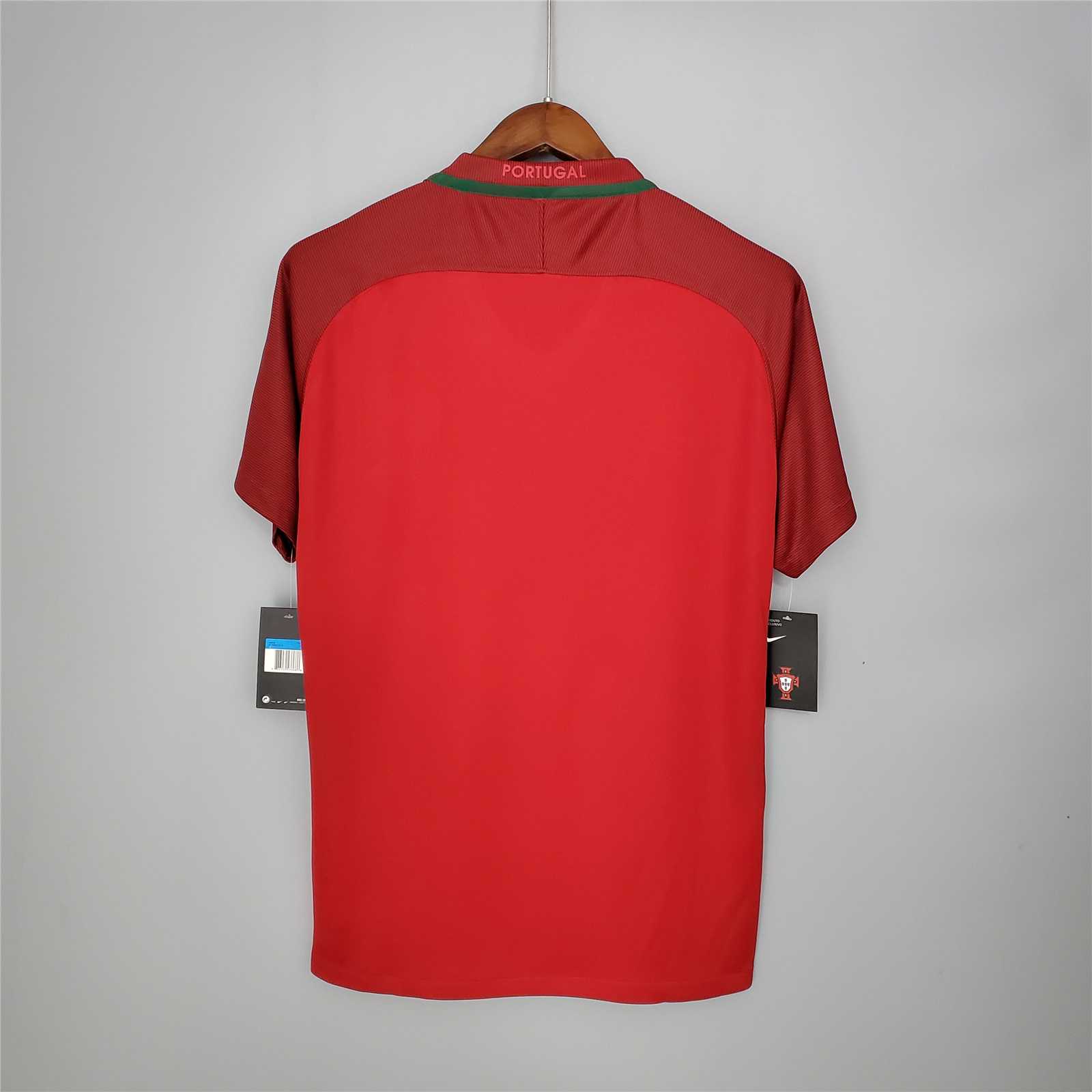Retro Portugal 2016 Home Stadium Jersey - ManixJersey