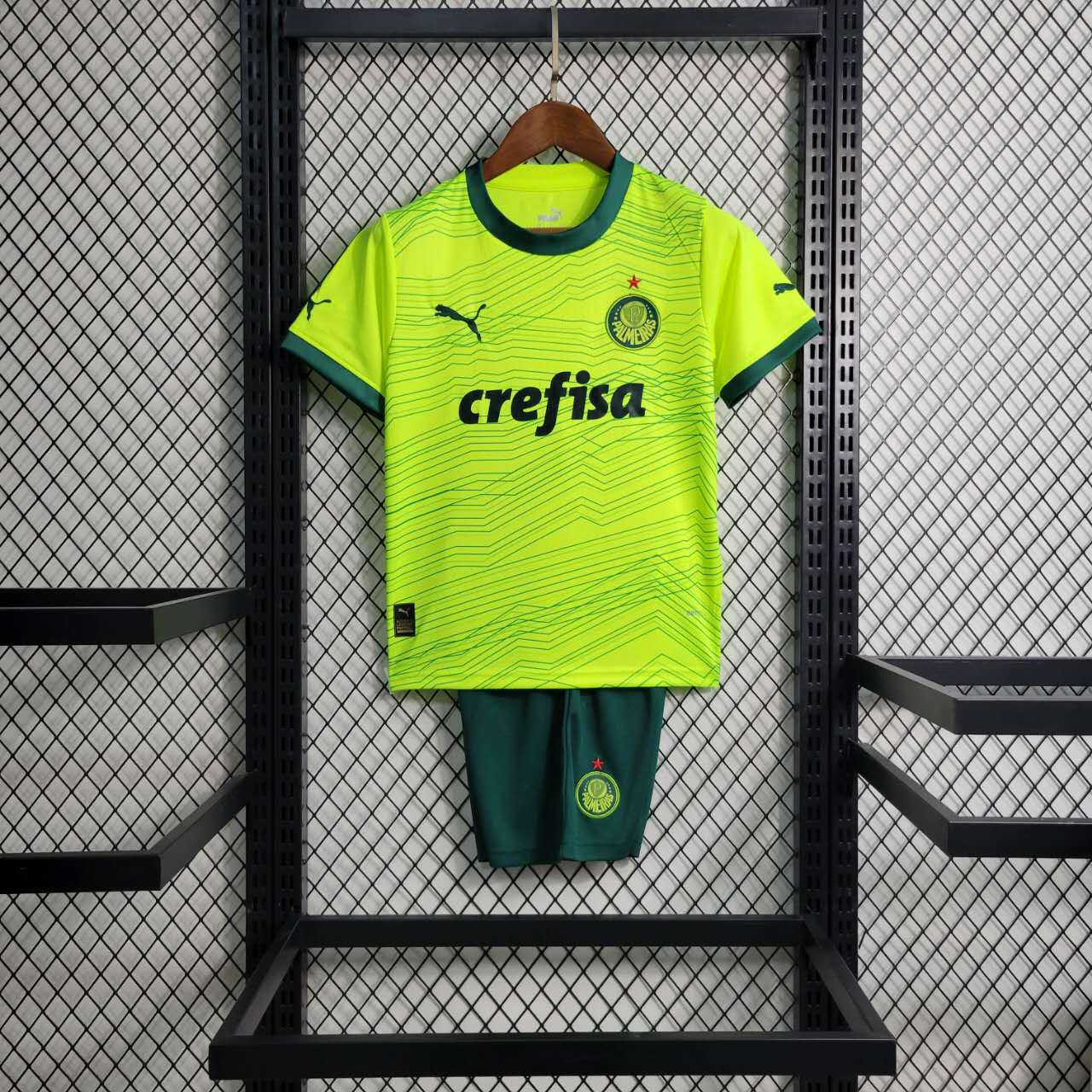Palmeiras 2023 Third Kids Kit - ManixJersey
