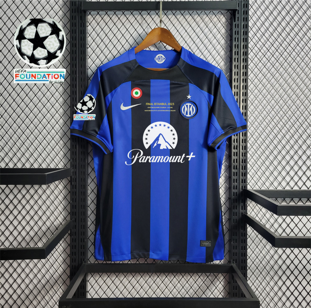 Inter Milan 22-23 Home Jersey - Fans Version - Champions League Final Match - ManixJersey