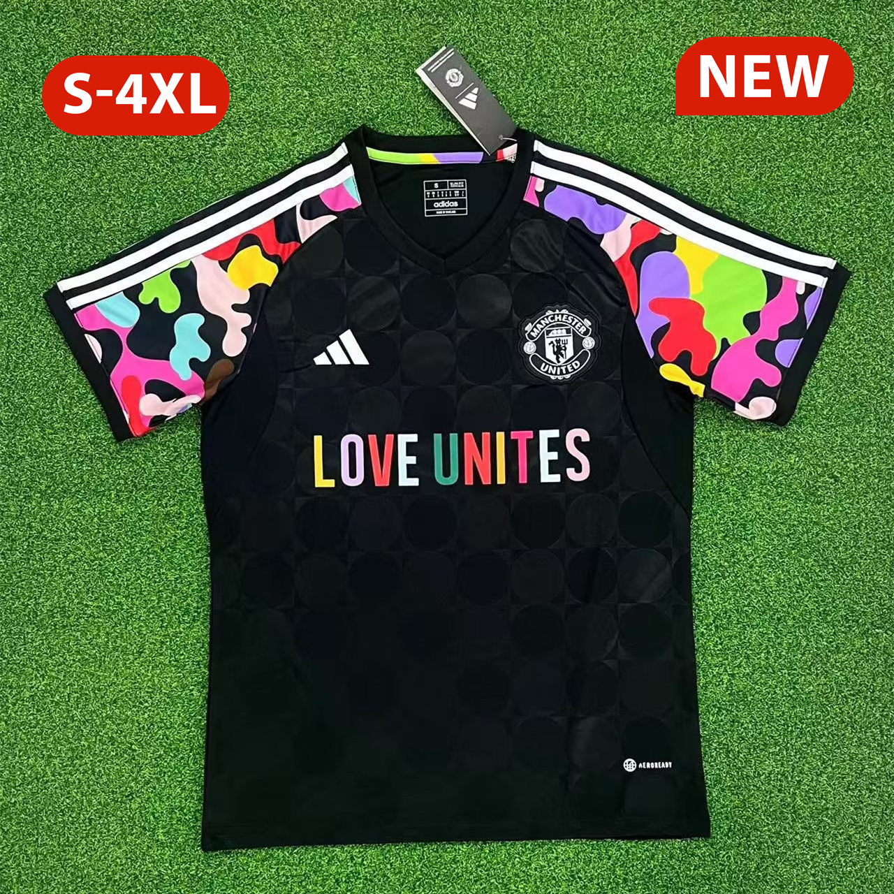 Manchester United 23-24 LOVE UNITES Pre-match Jersey - Fans Version - ManixJersey