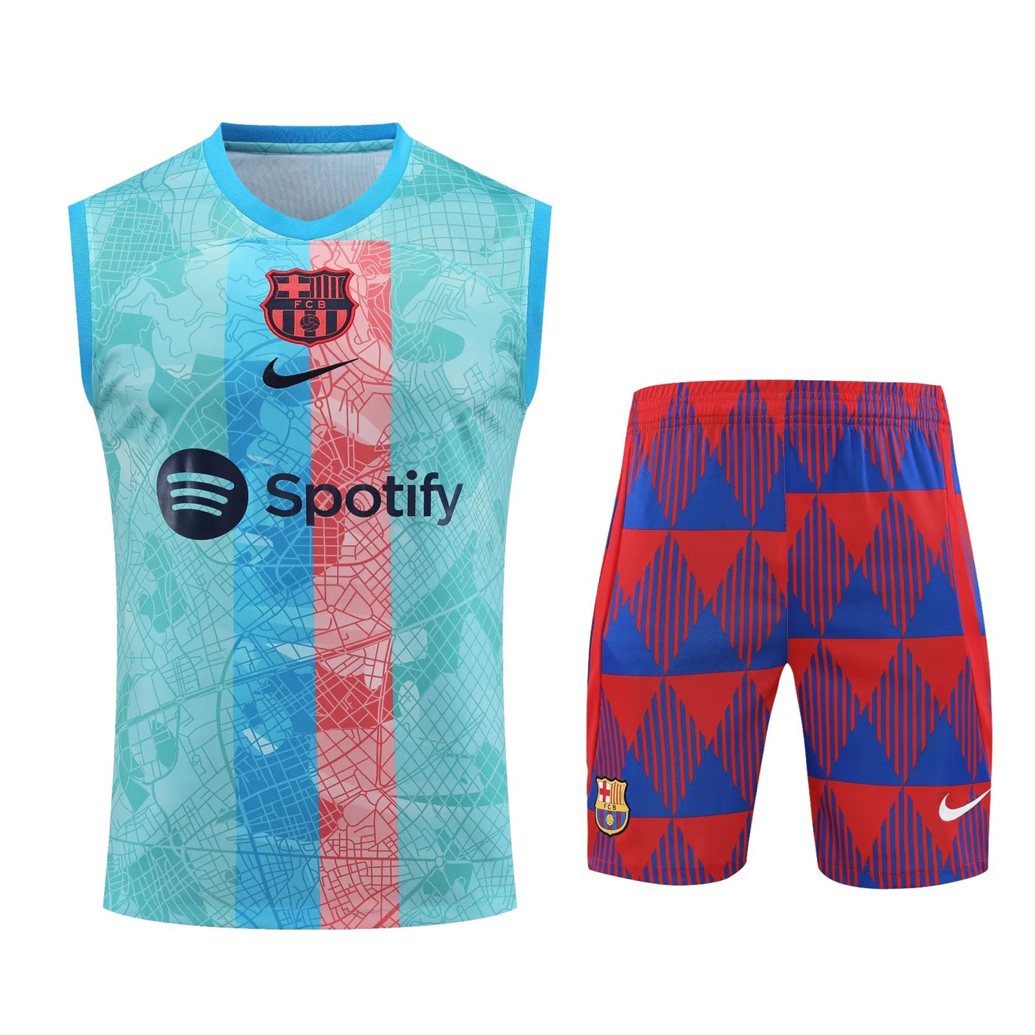 B.A.R.S.A 23-24 Player Vest Training Set - ManixJersey