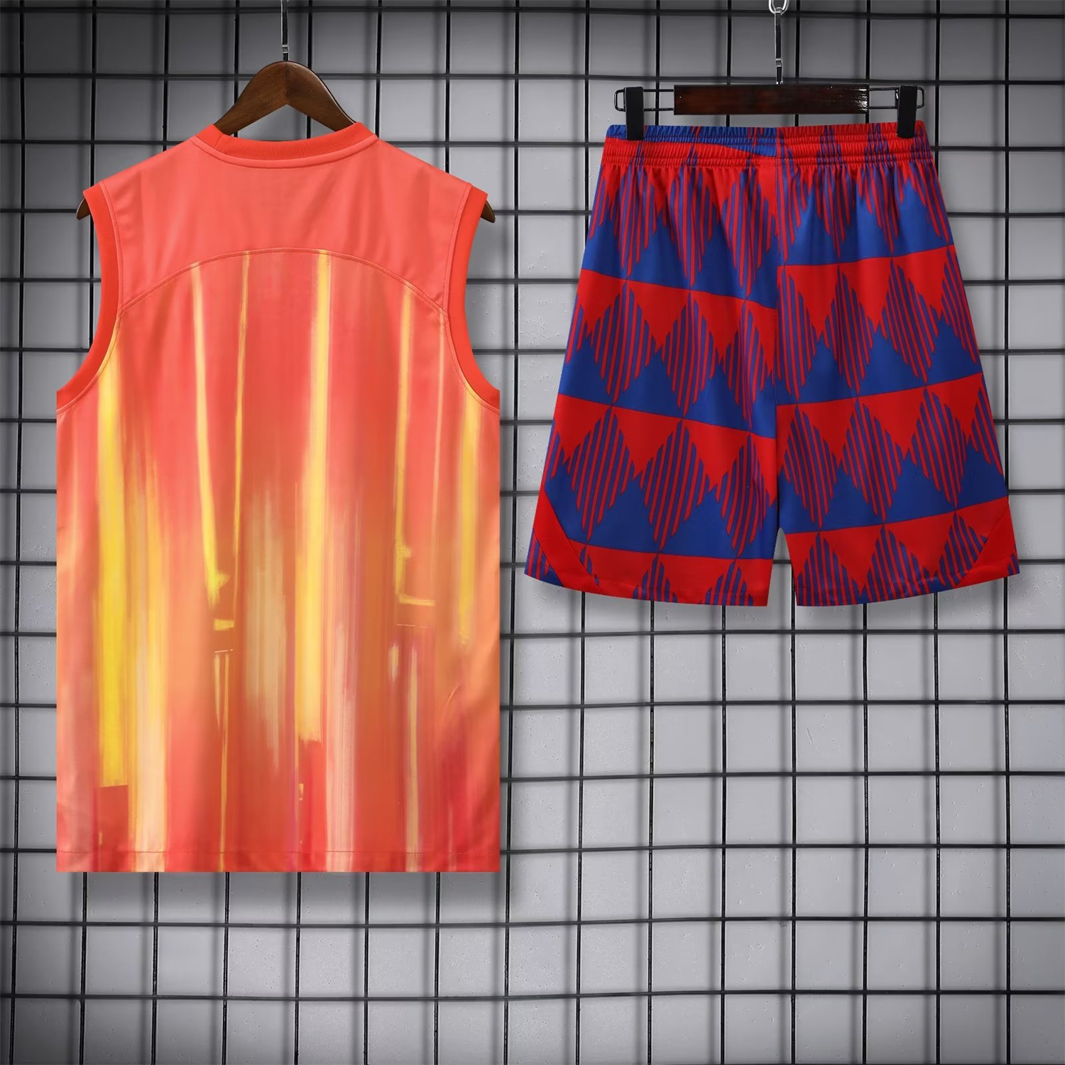B.A.R.S.A 23-24 Orange Player Vest Training Set - ManixJersey