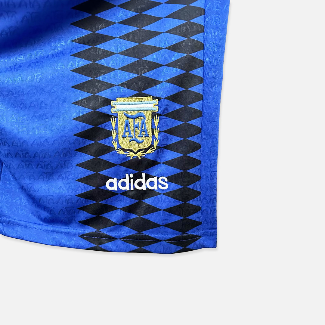 Retro Argentina 1994 Away Stadium Shorts - ManixJersey