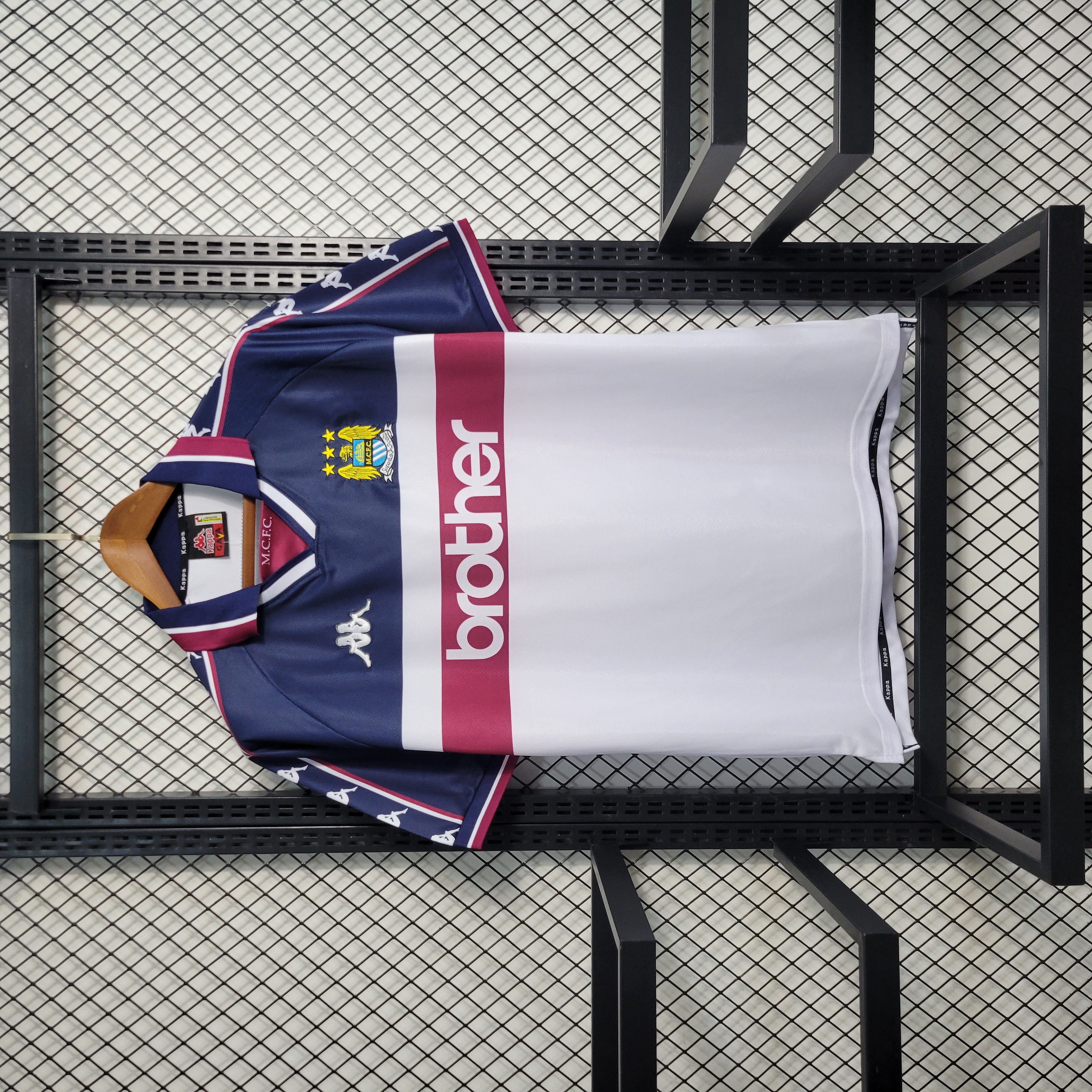 Retro Manchester City 1997-98 Away Stadium Jersey - ManixJersey