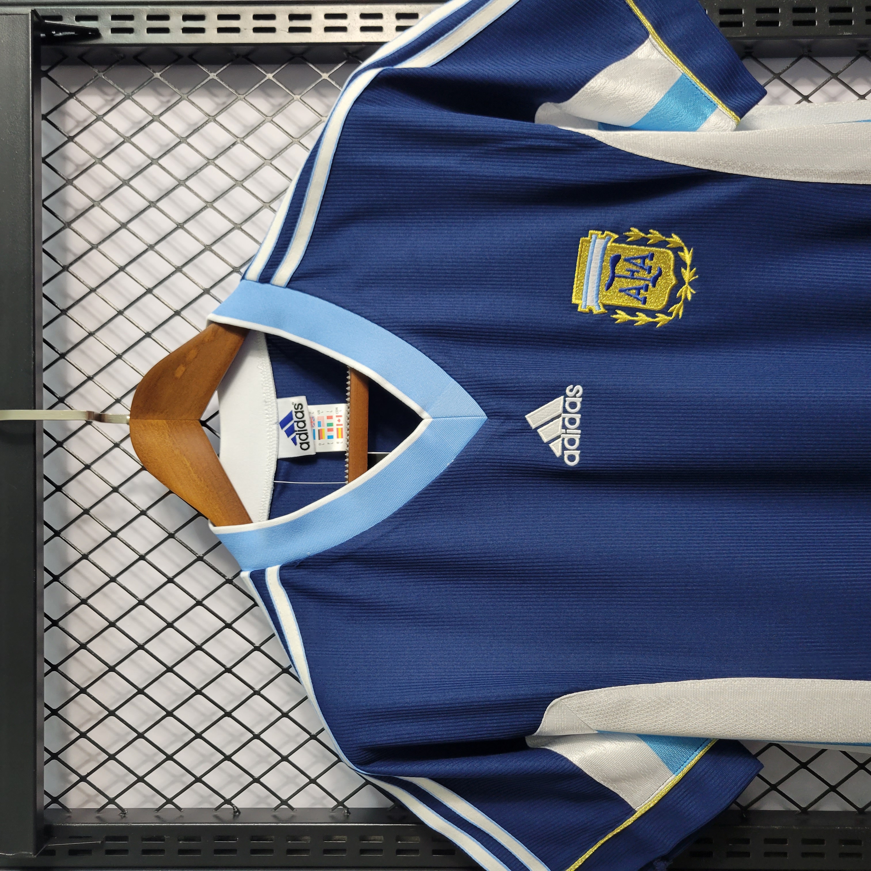 Retro Argentina 1998 Away Stadium Jersey - ManixJersey
