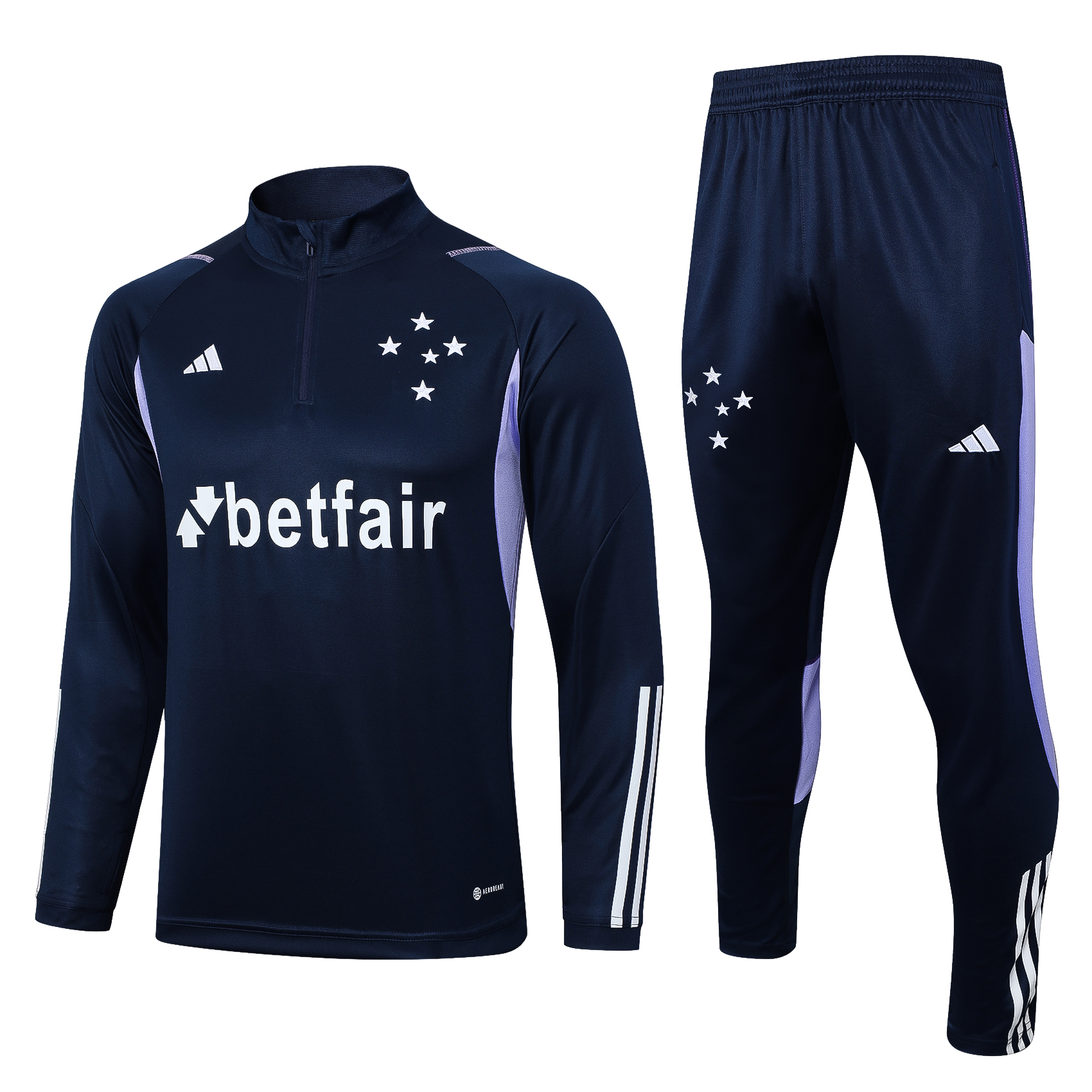 Cruzeiro Esporte Clube 23-24 Long Sleeve Training Set -Royal Blue - ManixJersey