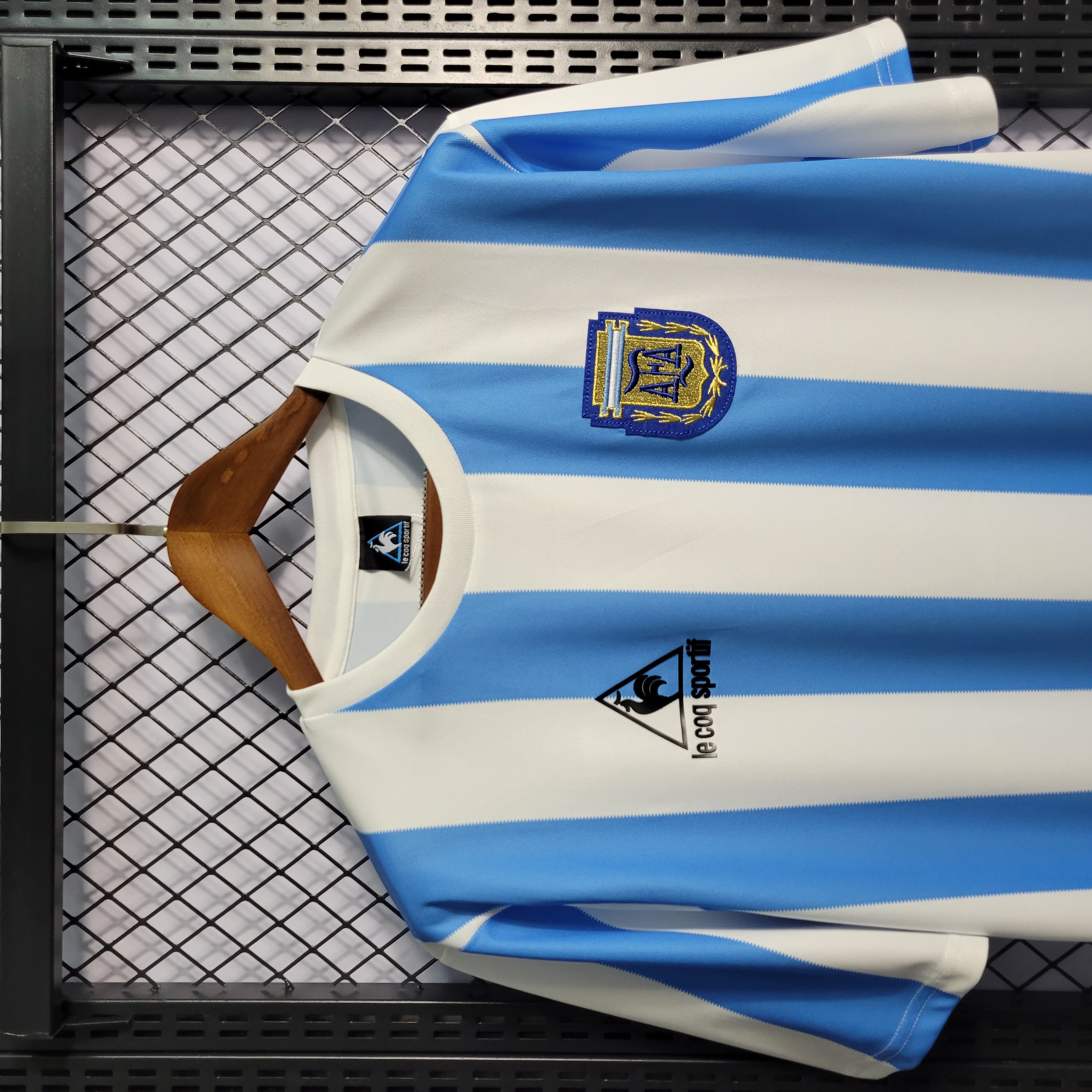 Retro Argentina 1986 Home Stadium Jersey - ManixJersey