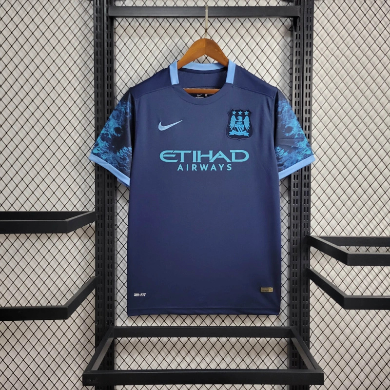 Retro Manchester City 2015-16 Away Stadium Jersey - ManixJersey