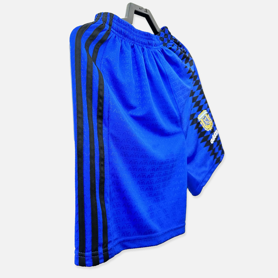 Retro Argentina 1994 Away Stadium Shorts - ManixJersey