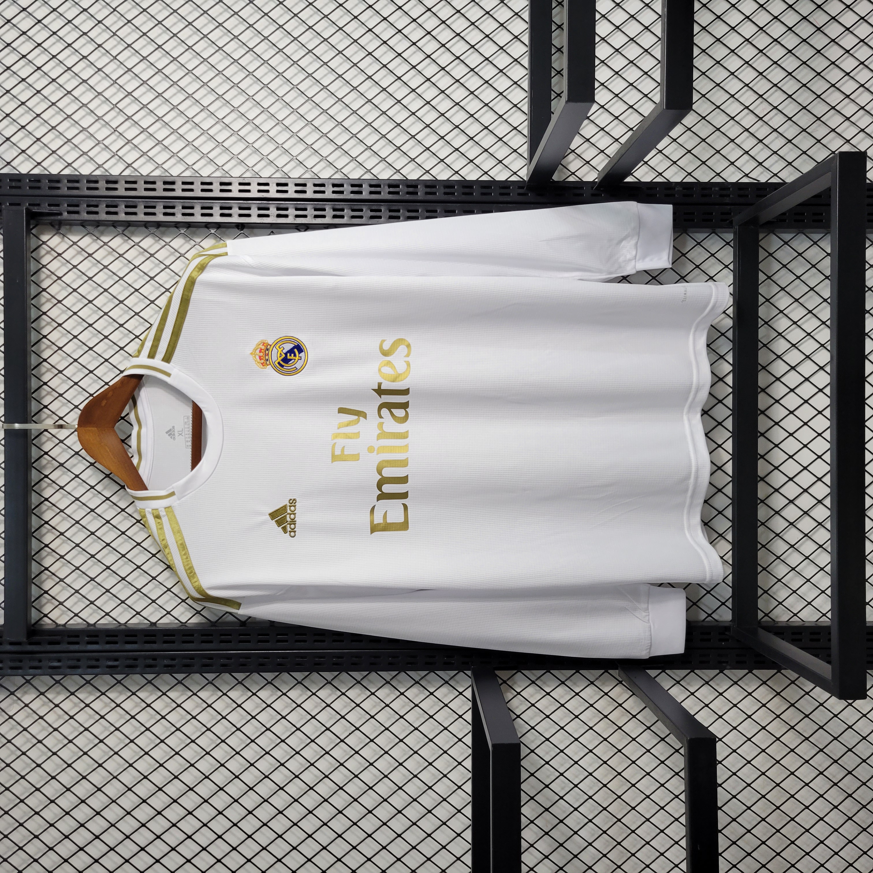 Retro Real Madrid 19-20 Home Stadium Long Sleeve Jersey - ManixJersey