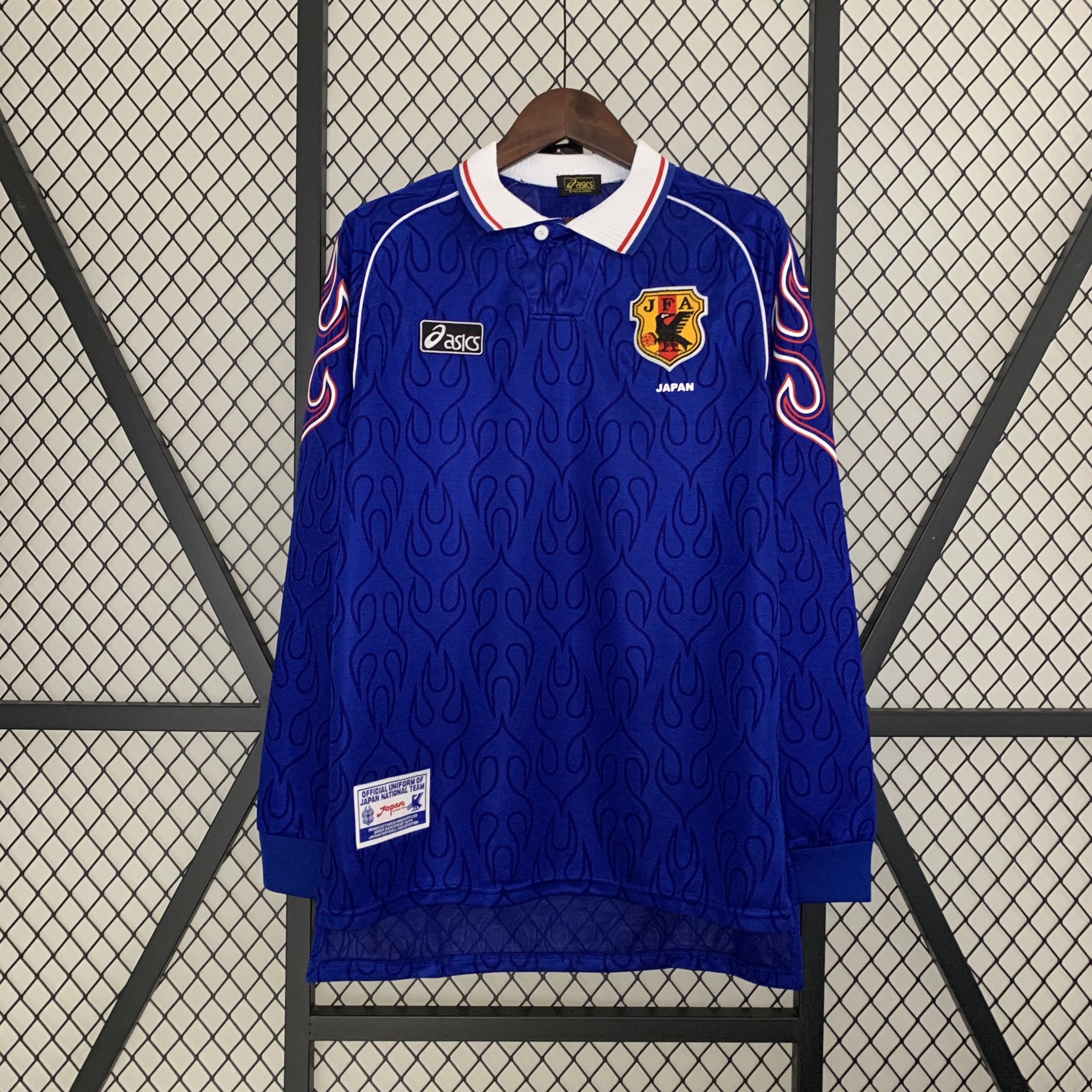 Retro Japan 1998 Home Stadium Long Sleeve Jersey - ManixJersey