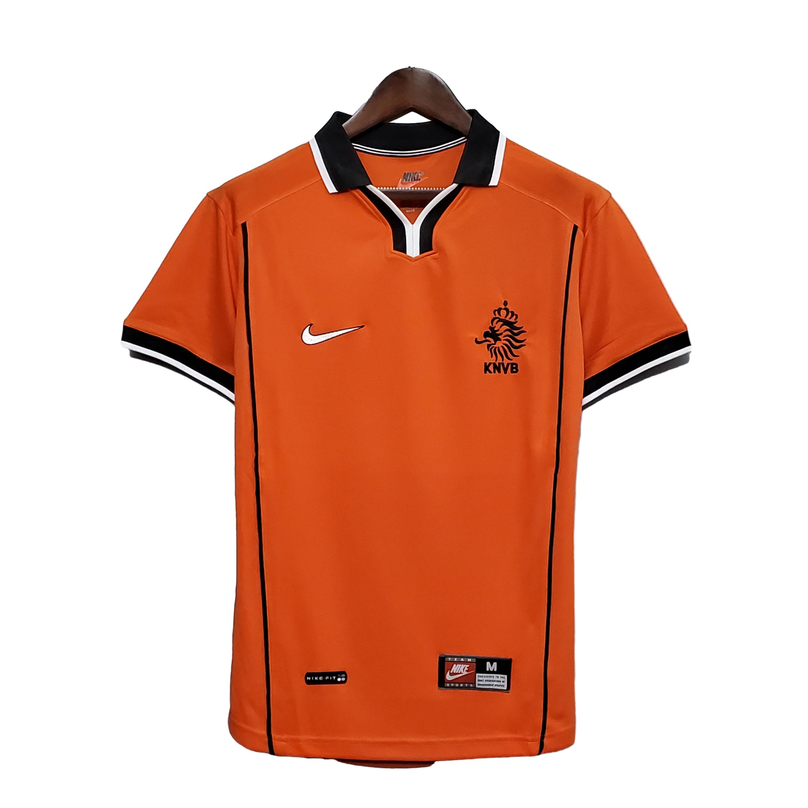 Retro Netherlands 1998 Home Stadium Jersey - ManixJersey