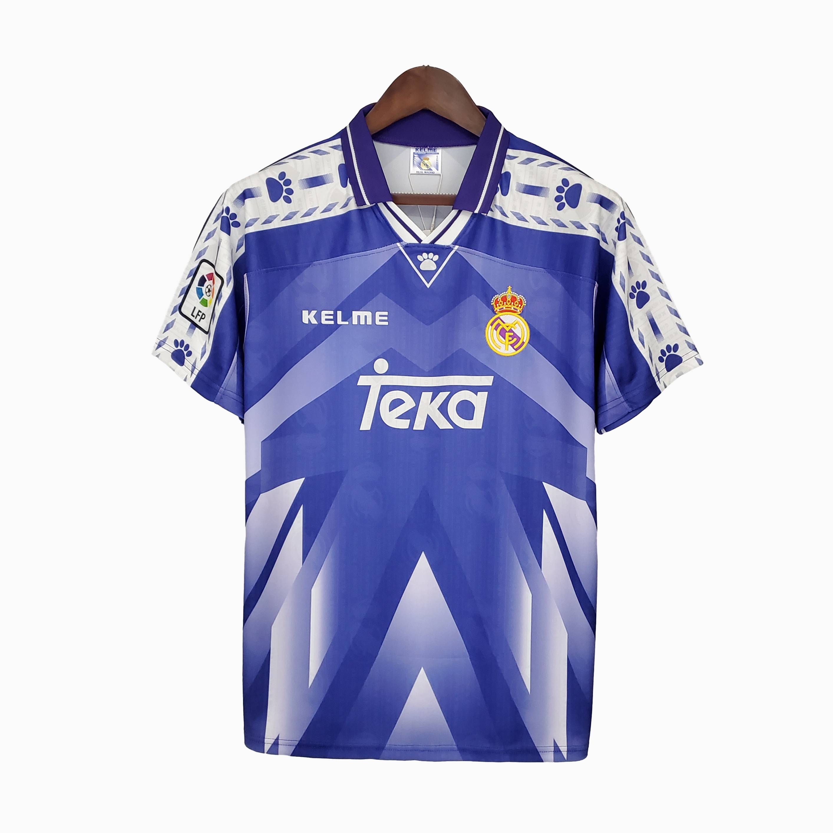 Retro Real Madrid 1996-97 Away Stadium Jersey - ManixJersey
