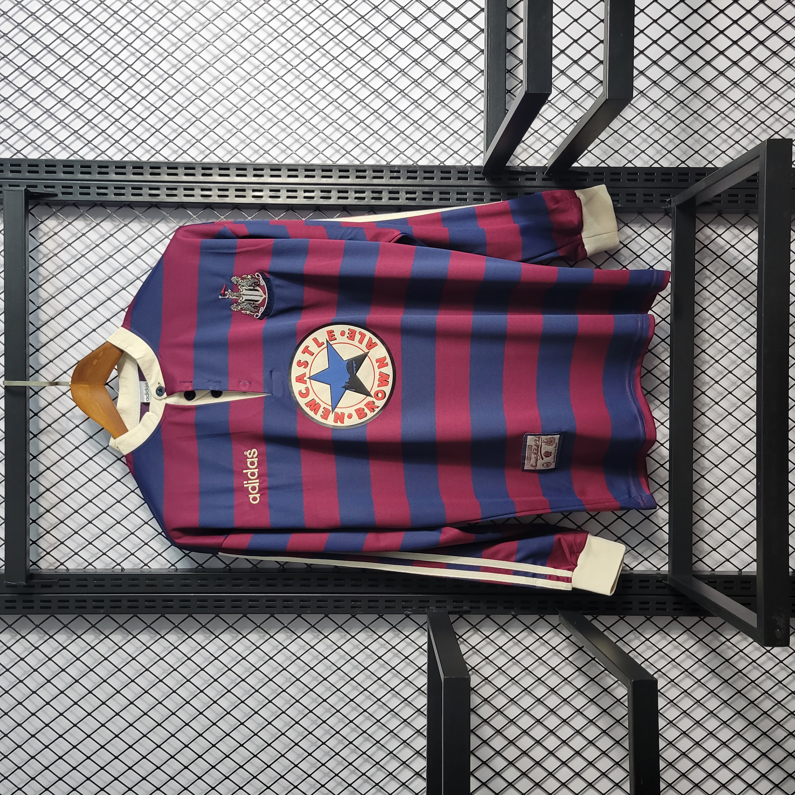Retro Newcastle United 1995-96 Away Stadium Long Sleeve Jersey - ManixJersey