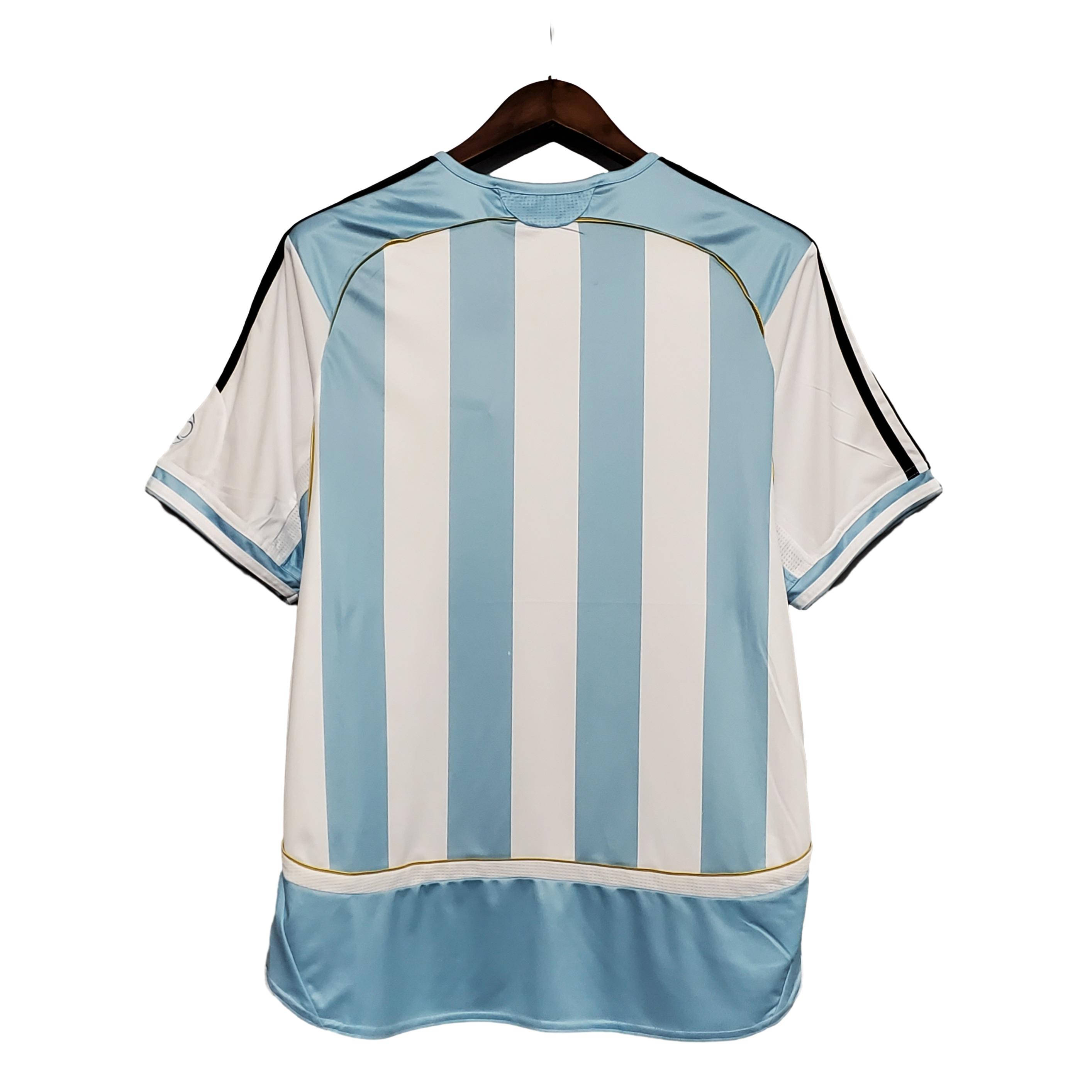 Retro Argentina 2006 Home Stadium Jersey - ManixJersey