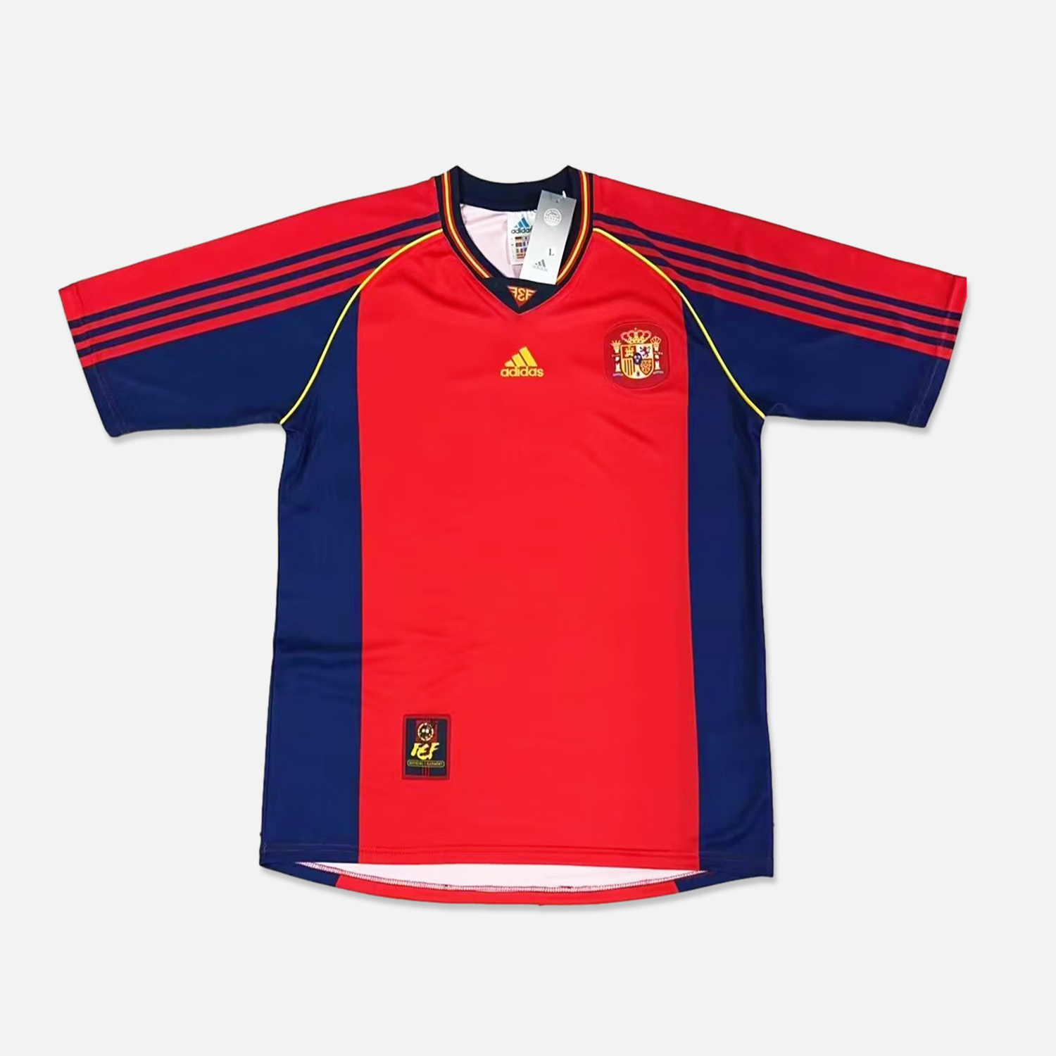 Retro Spain 1998-99 Home Stadium Jersey - ManixJersey