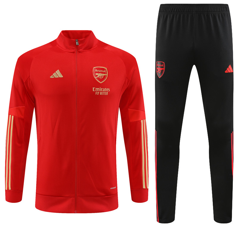 Arsenal 23-24 Jacket Training Tracksuit - Red - ManixJersey