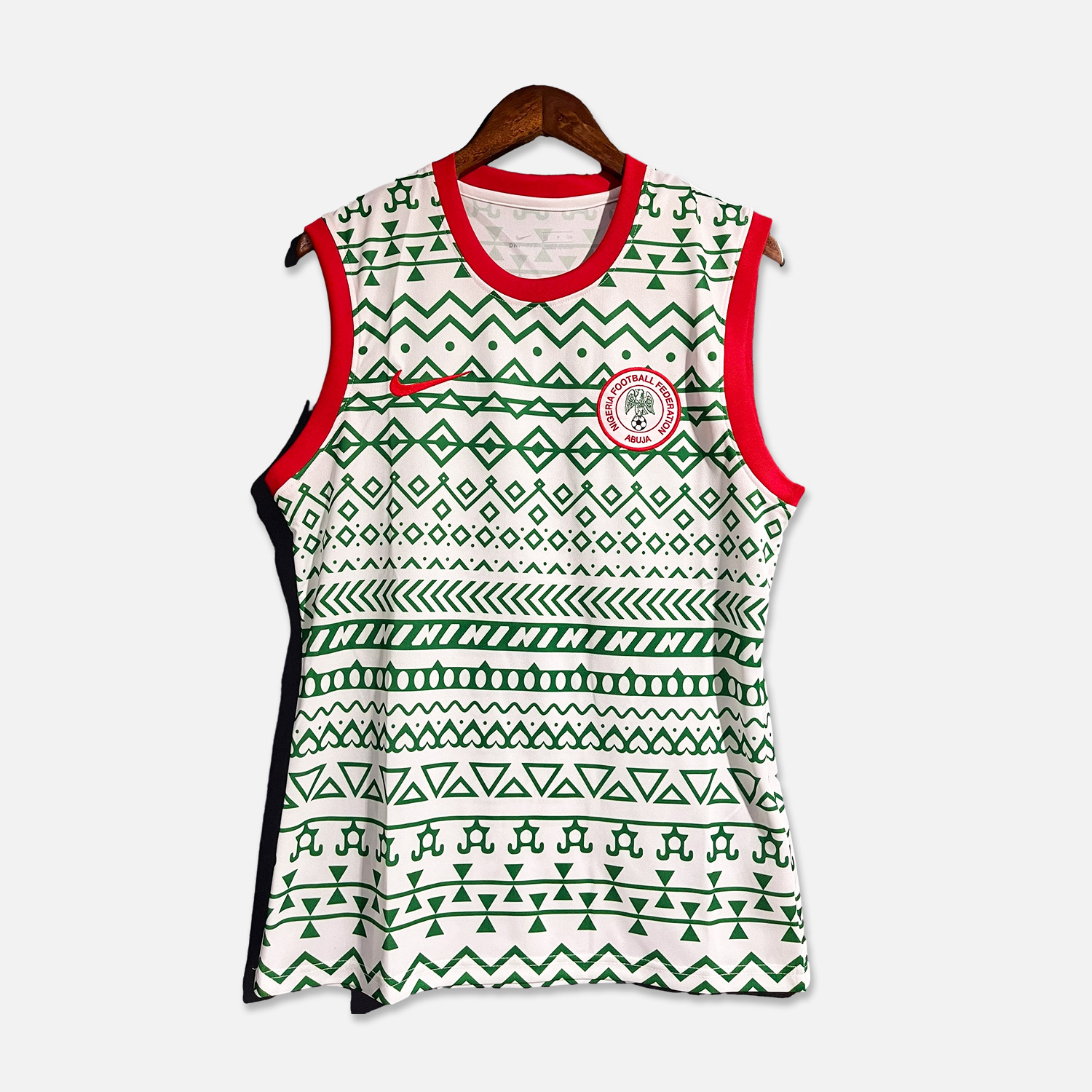 Nigeria 23-24 Training Vest - White & Green - ManixJersey