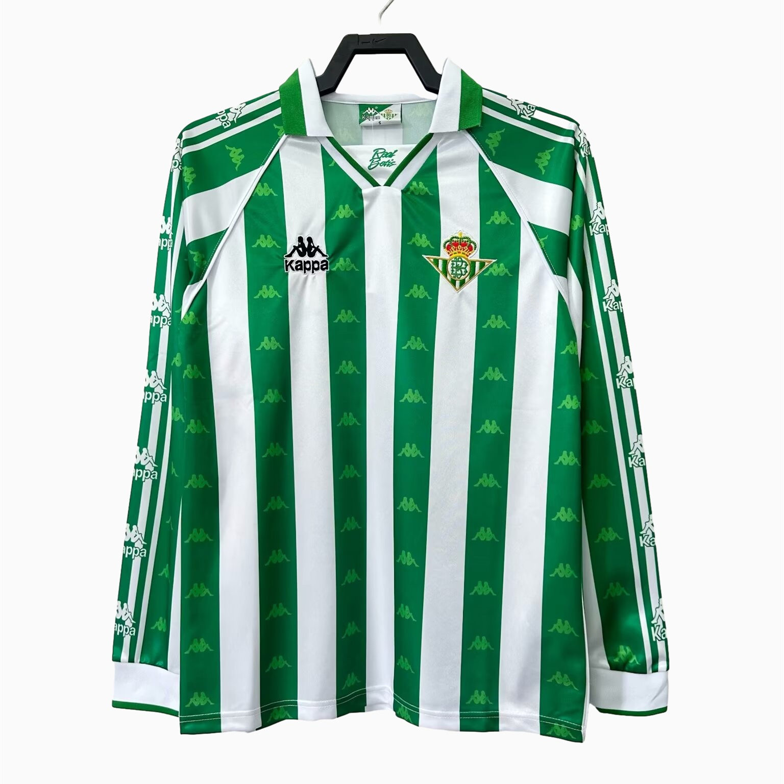 Retro Real Betis 95-97 Home Stadium Long Sleeve Jersey - ManixJersey