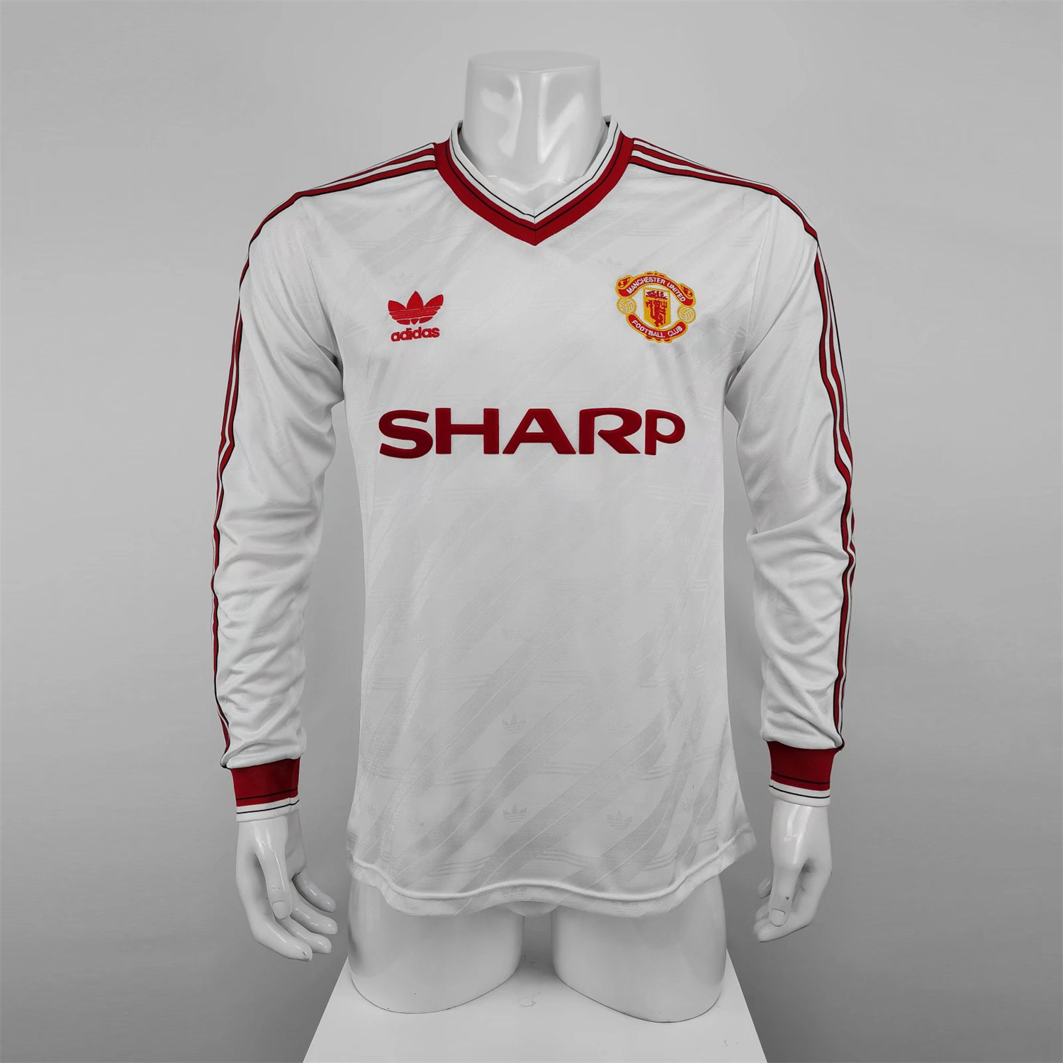 Manchester United Retro 86-88 Away Long Sleeve Jersey - ManixJersey