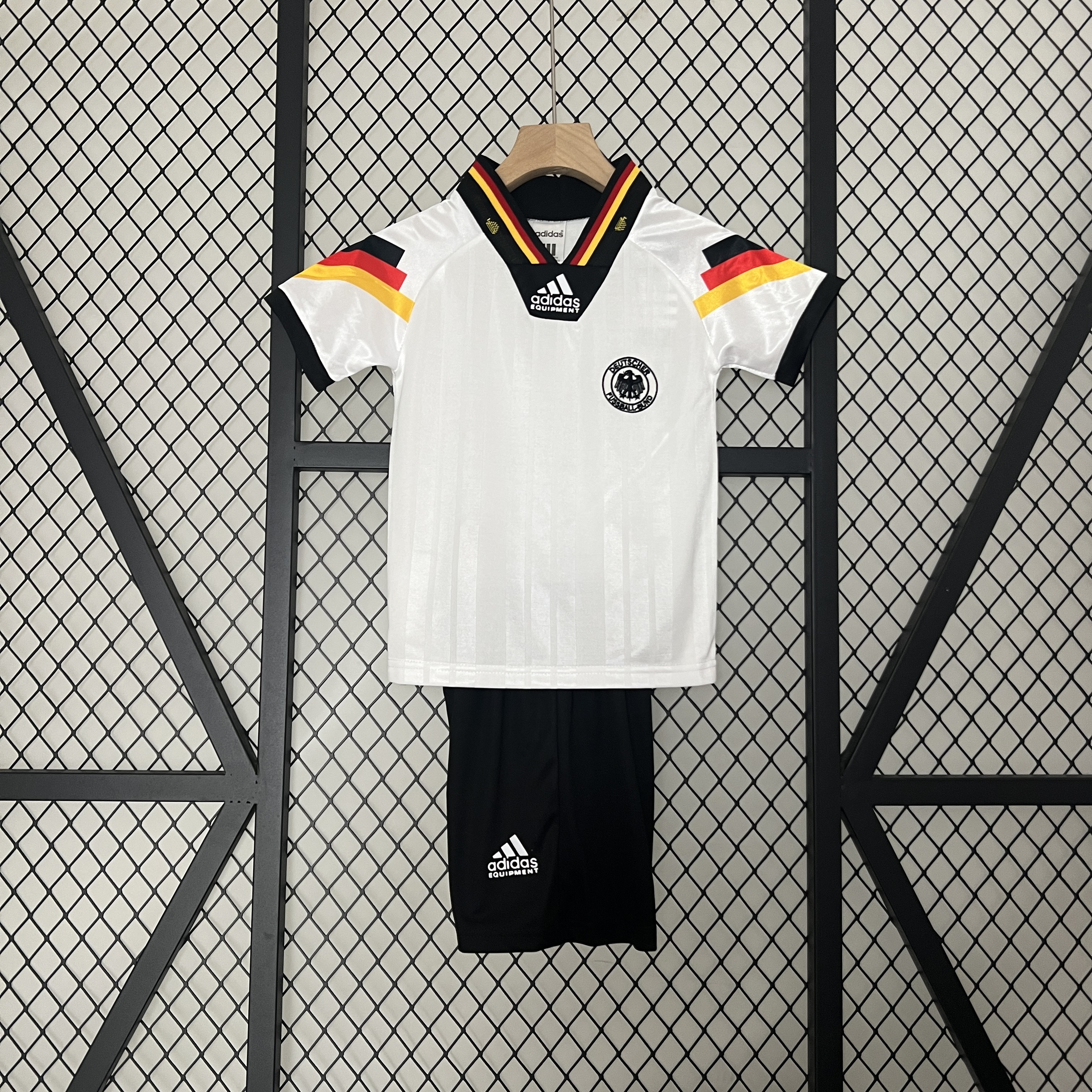 Retro Germany 1992 Home Stadium Kids Kit - ManixJersey